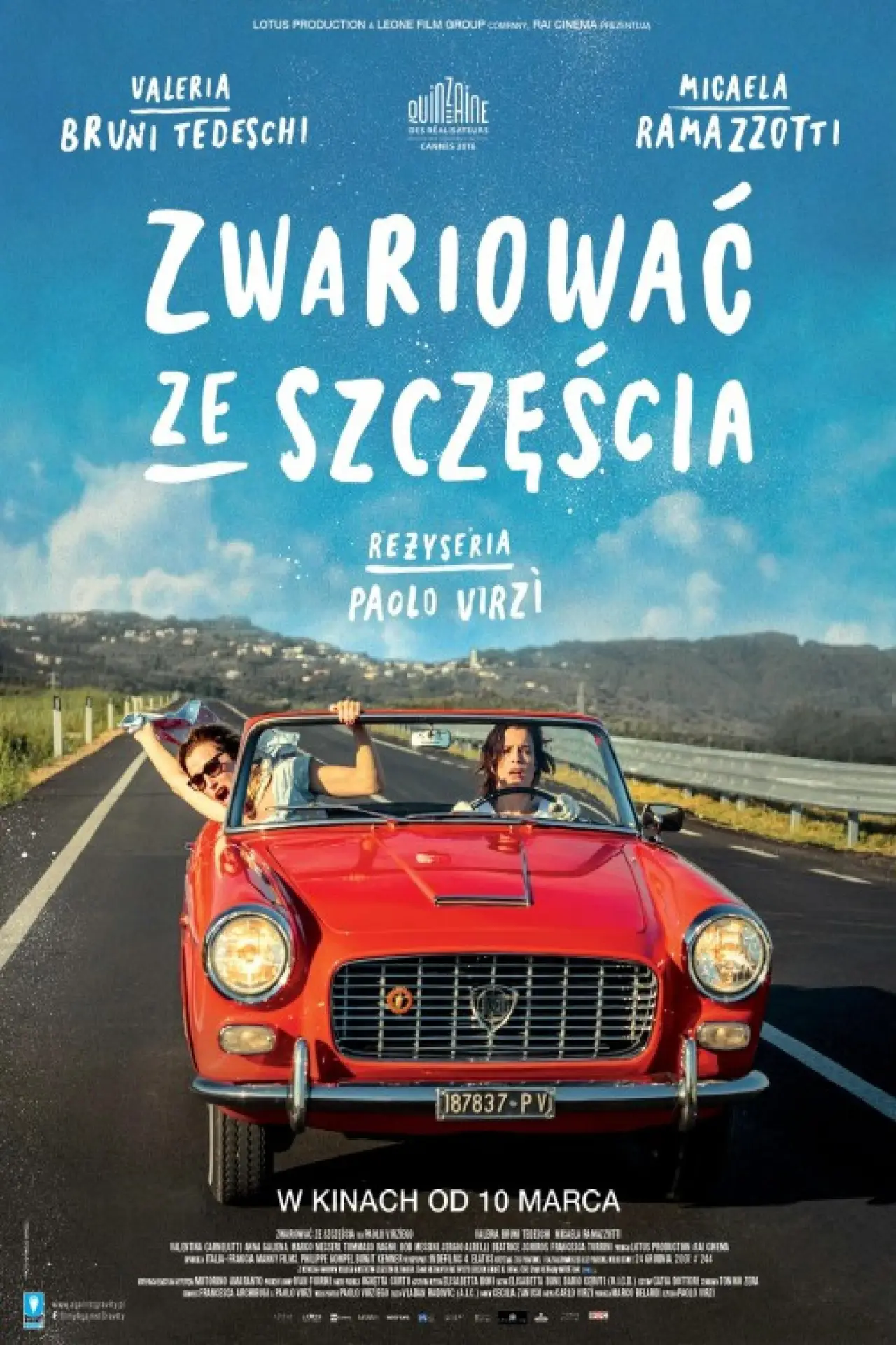 Plakat filmowy "Zwariować ze szczęścia"