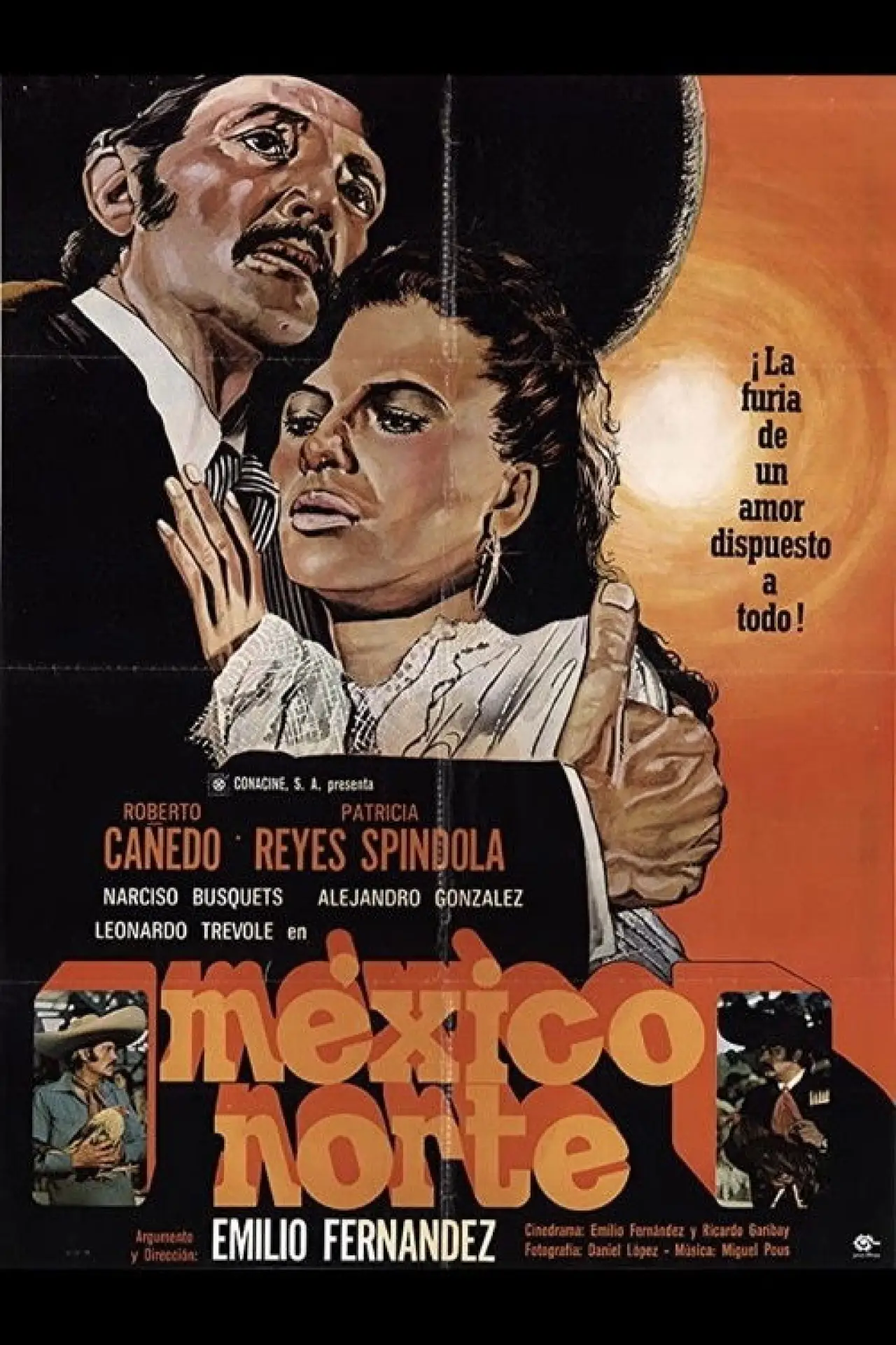 Plakat filmowy "México Norte"