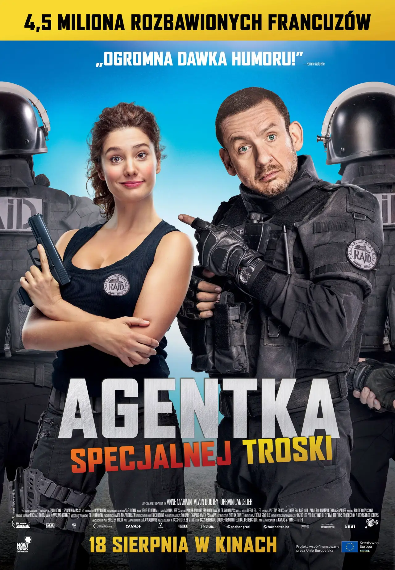 Plakat filmowy "Agentka specjalnej troski"