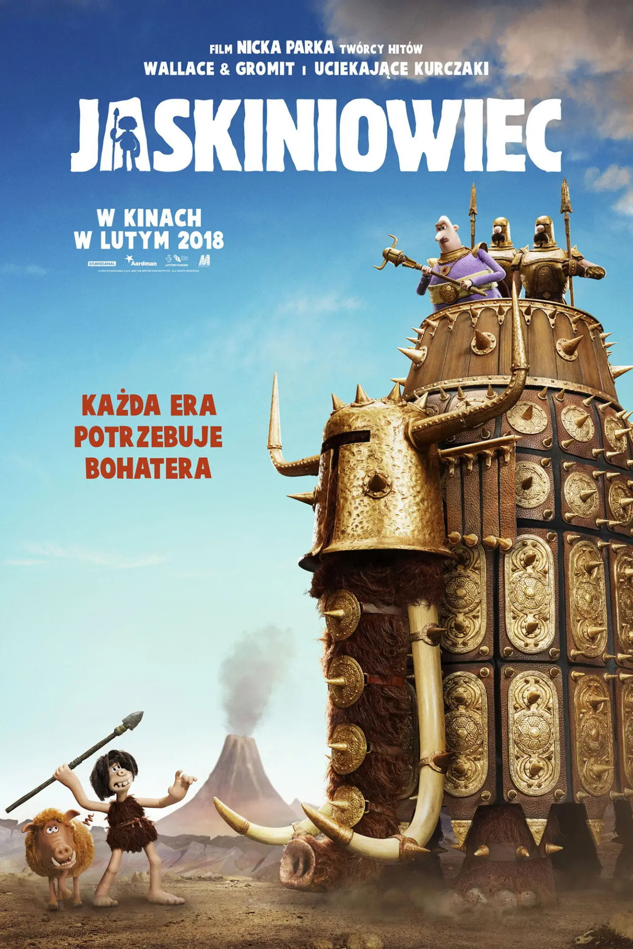 Plakat filmowy "Jaskiniowiec"