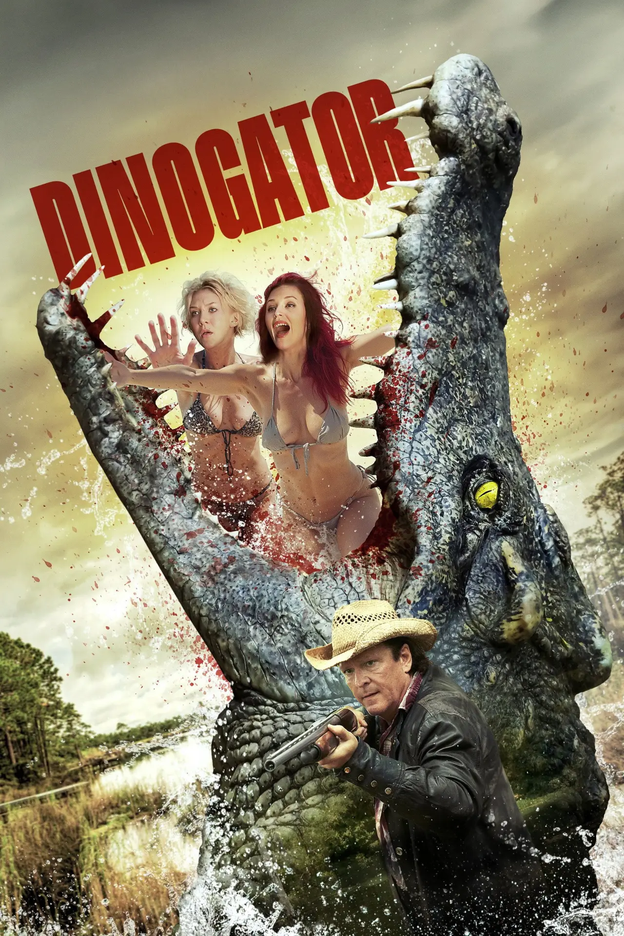 Plakat filmowy "DinoGator"
