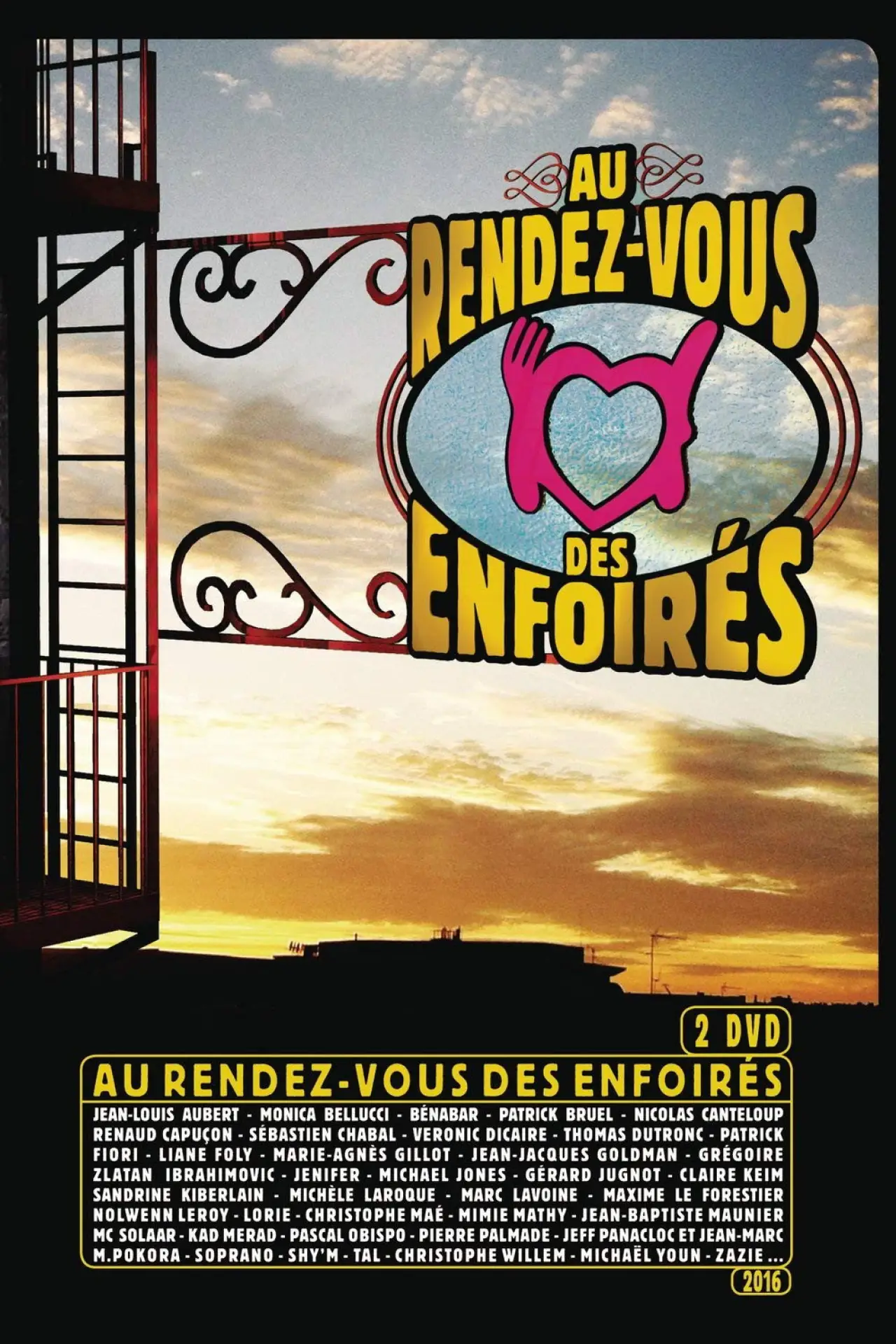 Plakat filmowy "Les Enfoirés 2016 - Au rendez-vous des Enfoirés"