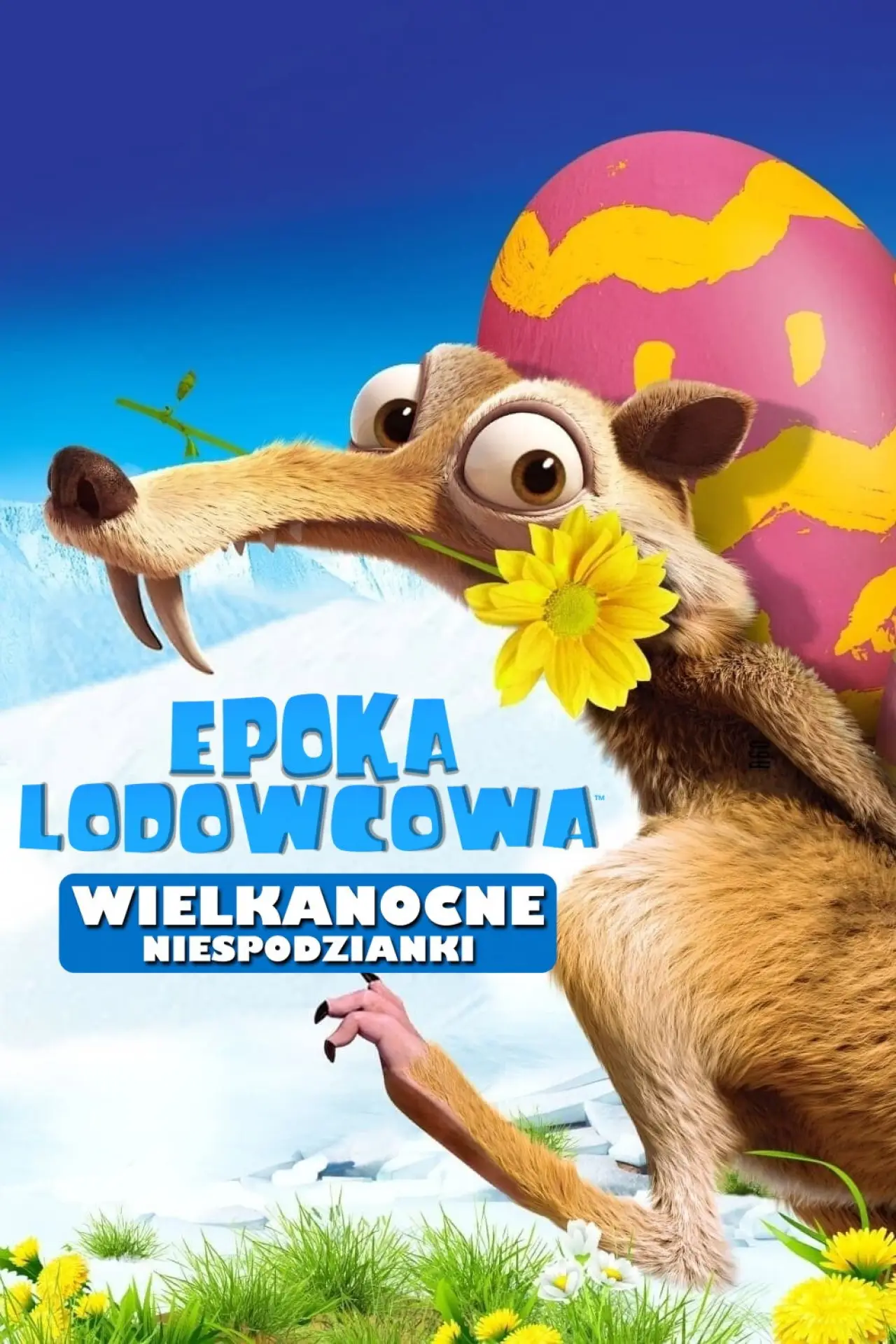 Plakat filmowy "Epoka lodowcowa: Wielkanocne niespodzianki"