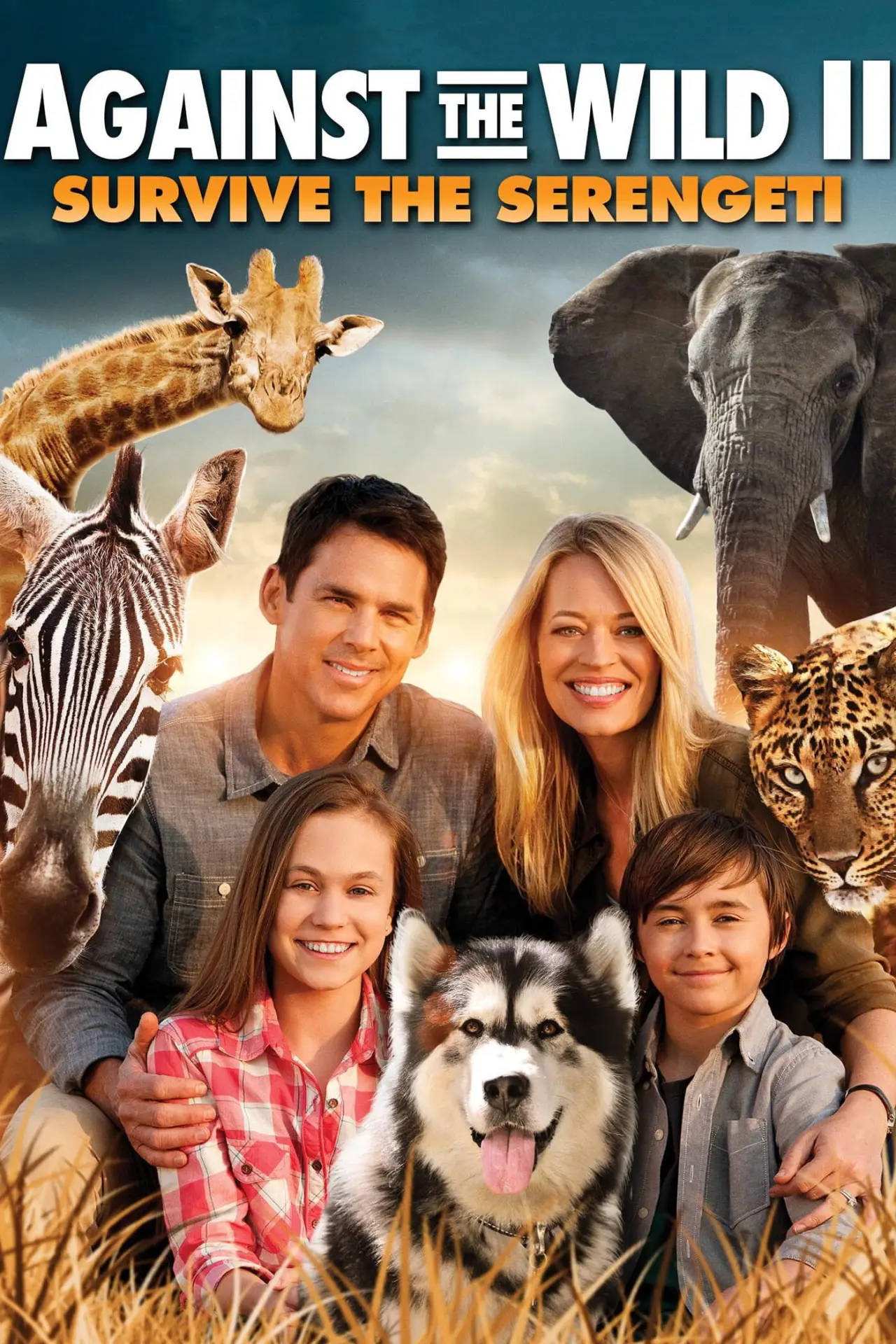 Plakat filmowy "Przetrwać w dziczy II: Serengeti"