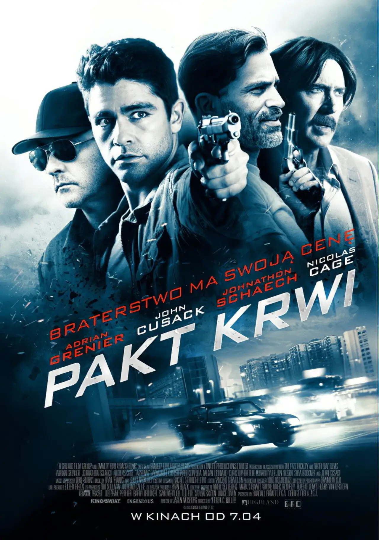 Plakat filmowy "Pakt krwi"