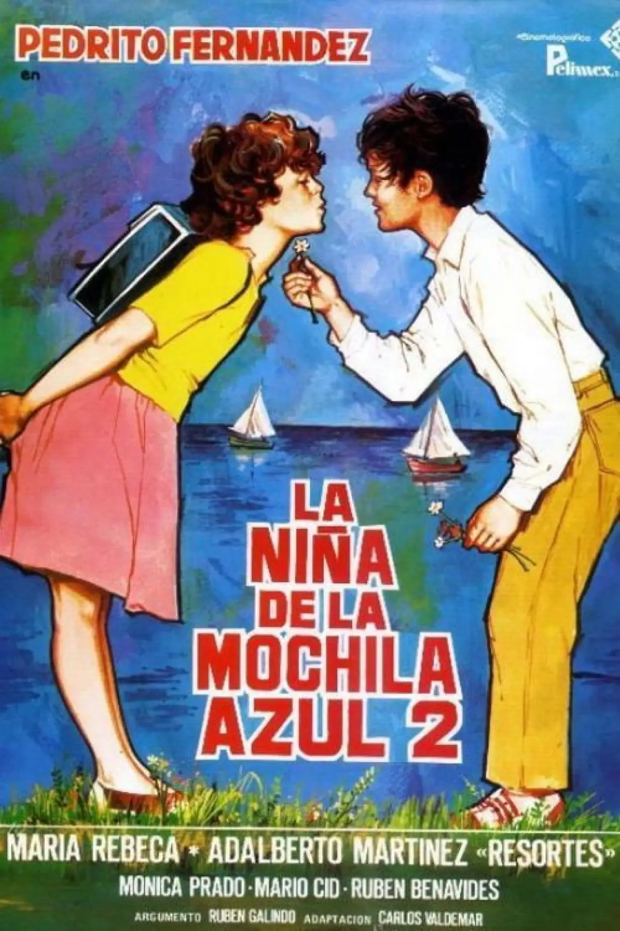 Plakat filmowy "La niña de la mochila azul 2"