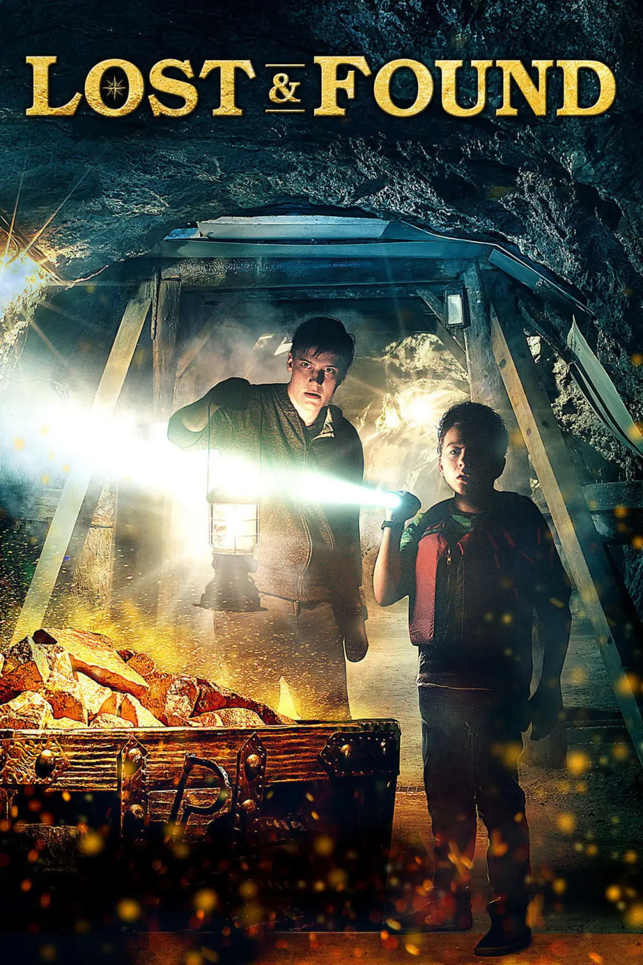 Plakat filmowy "Odnaleziony skarb"