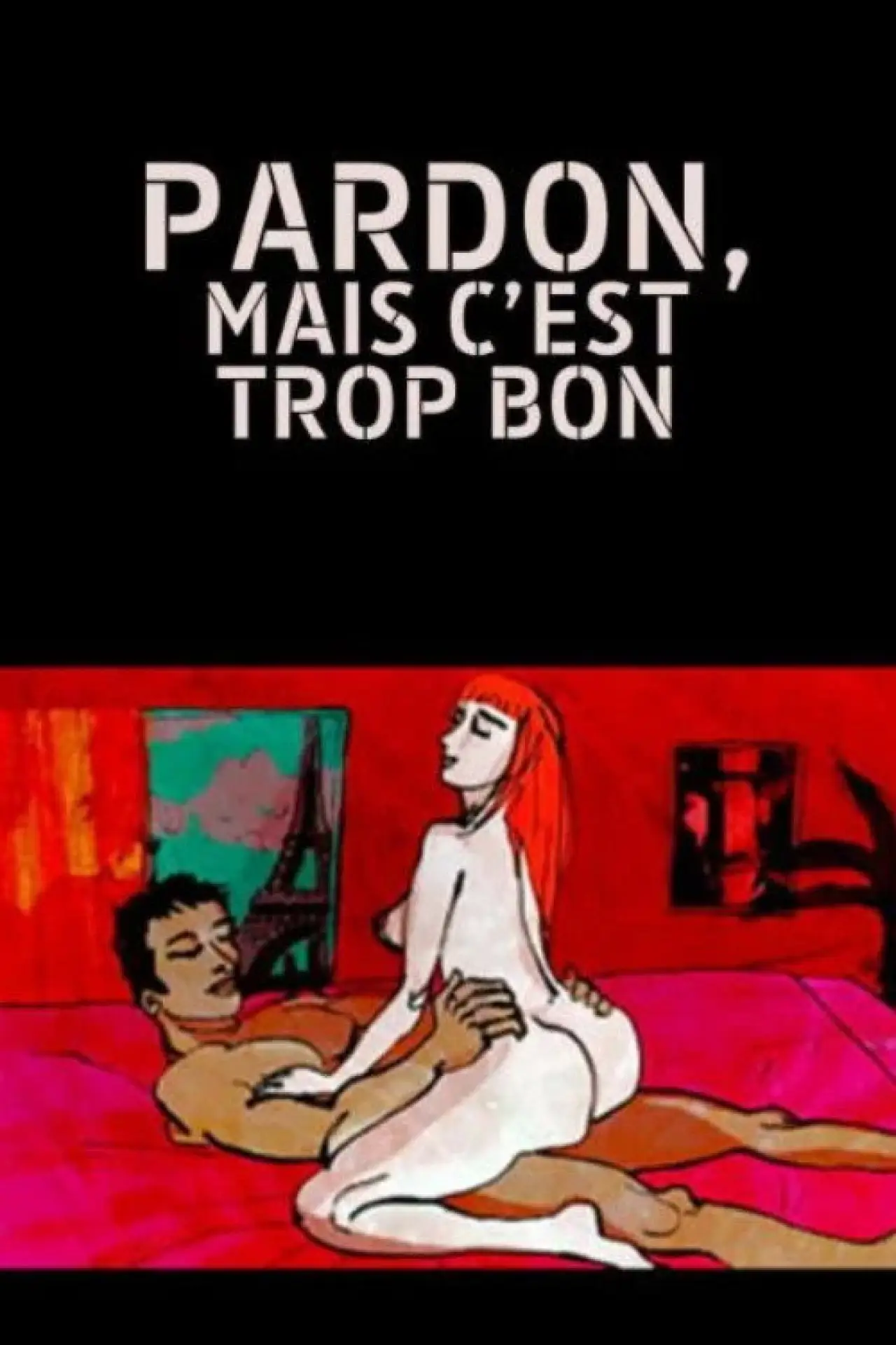 Plakat filmowy "Pardon, mais c