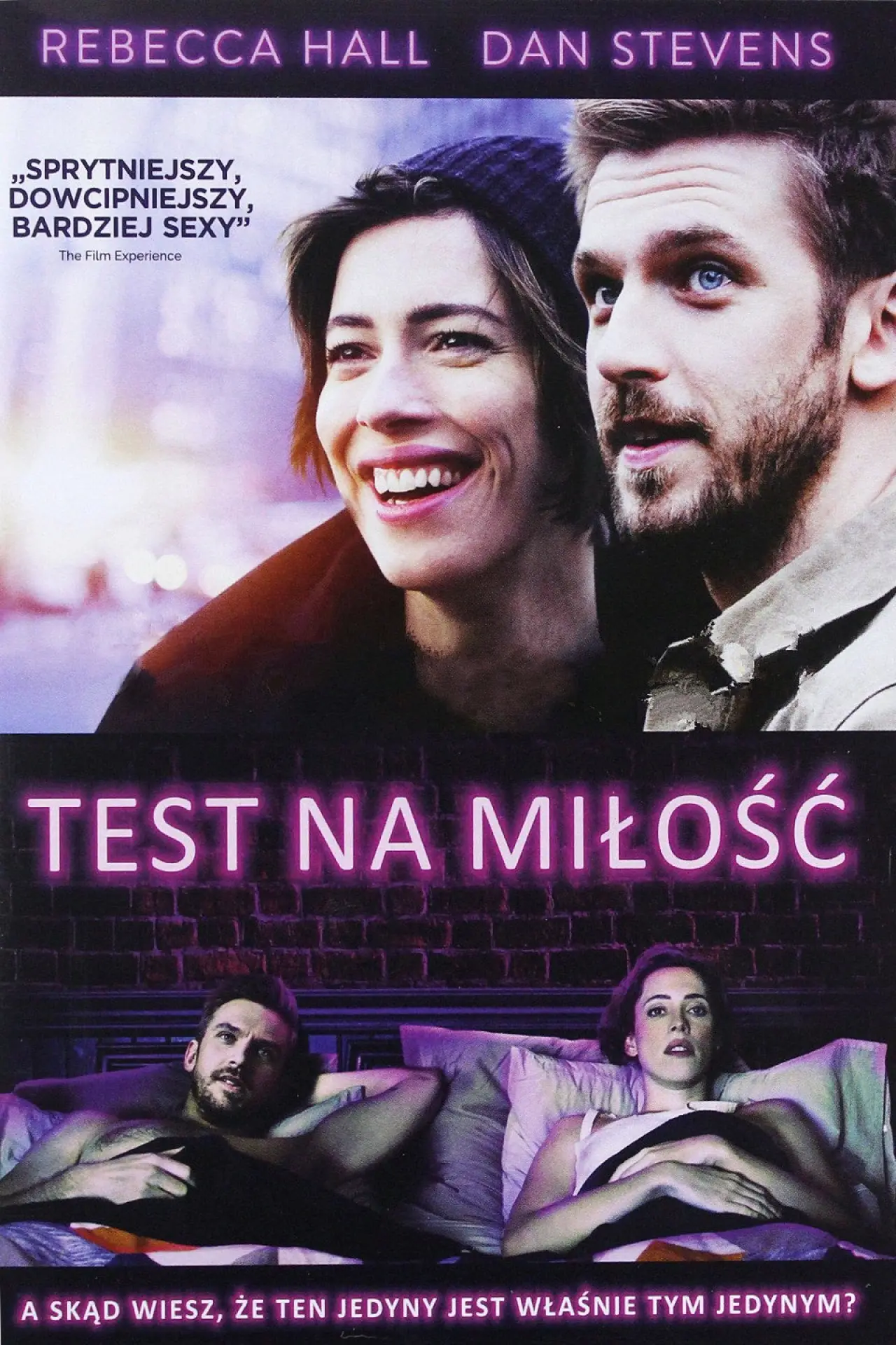 Plakat filmowy "Test na miłość"