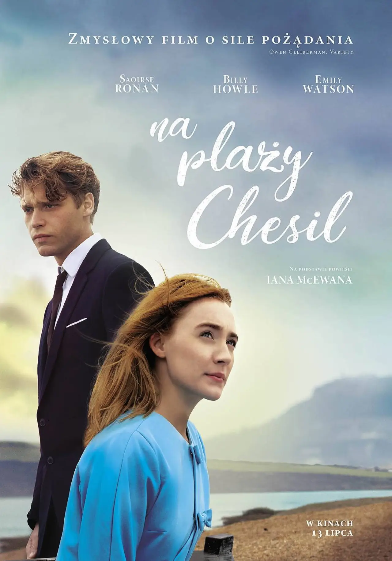 Plakat filmowy "Na plaży Chesil"