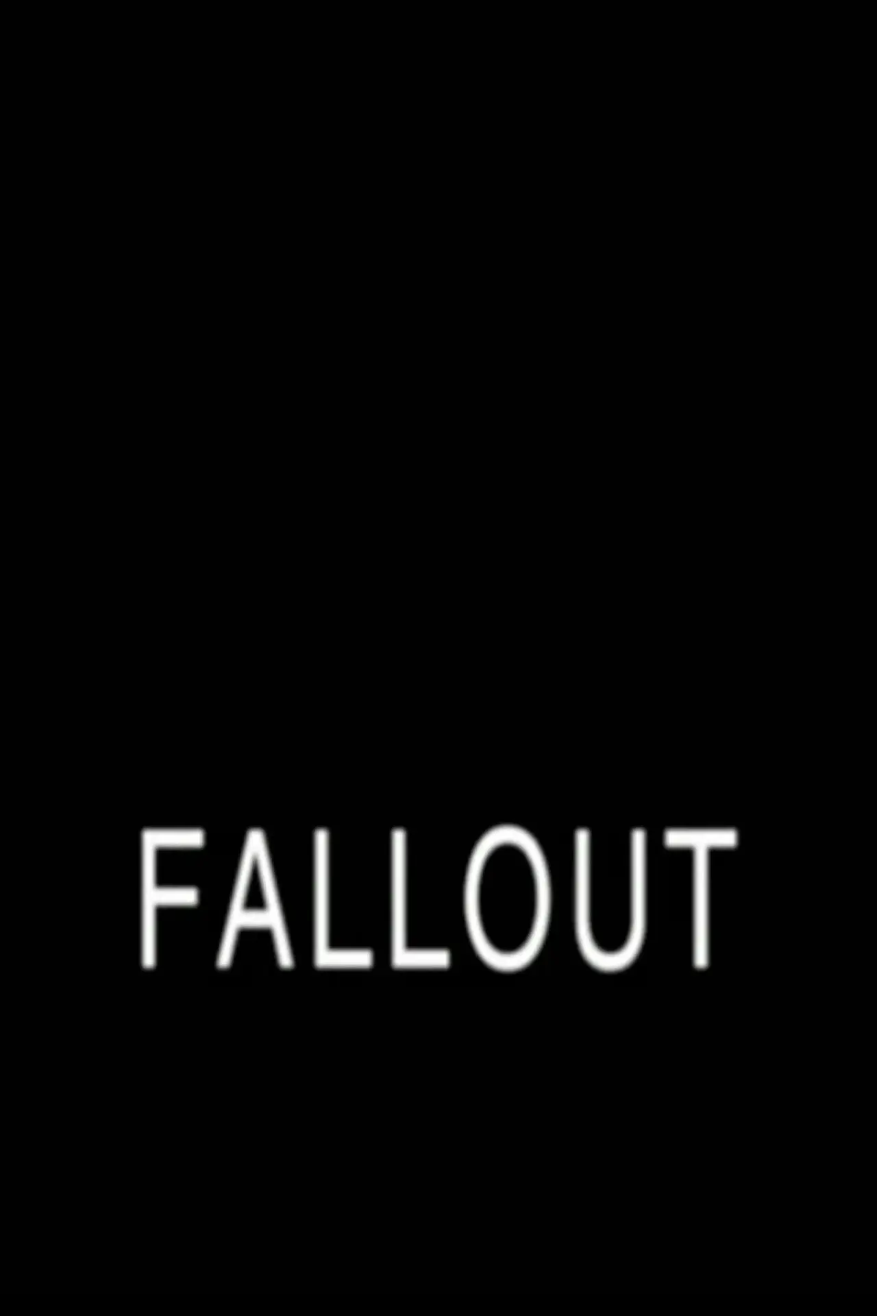 Plakat filmowy "Fallout"