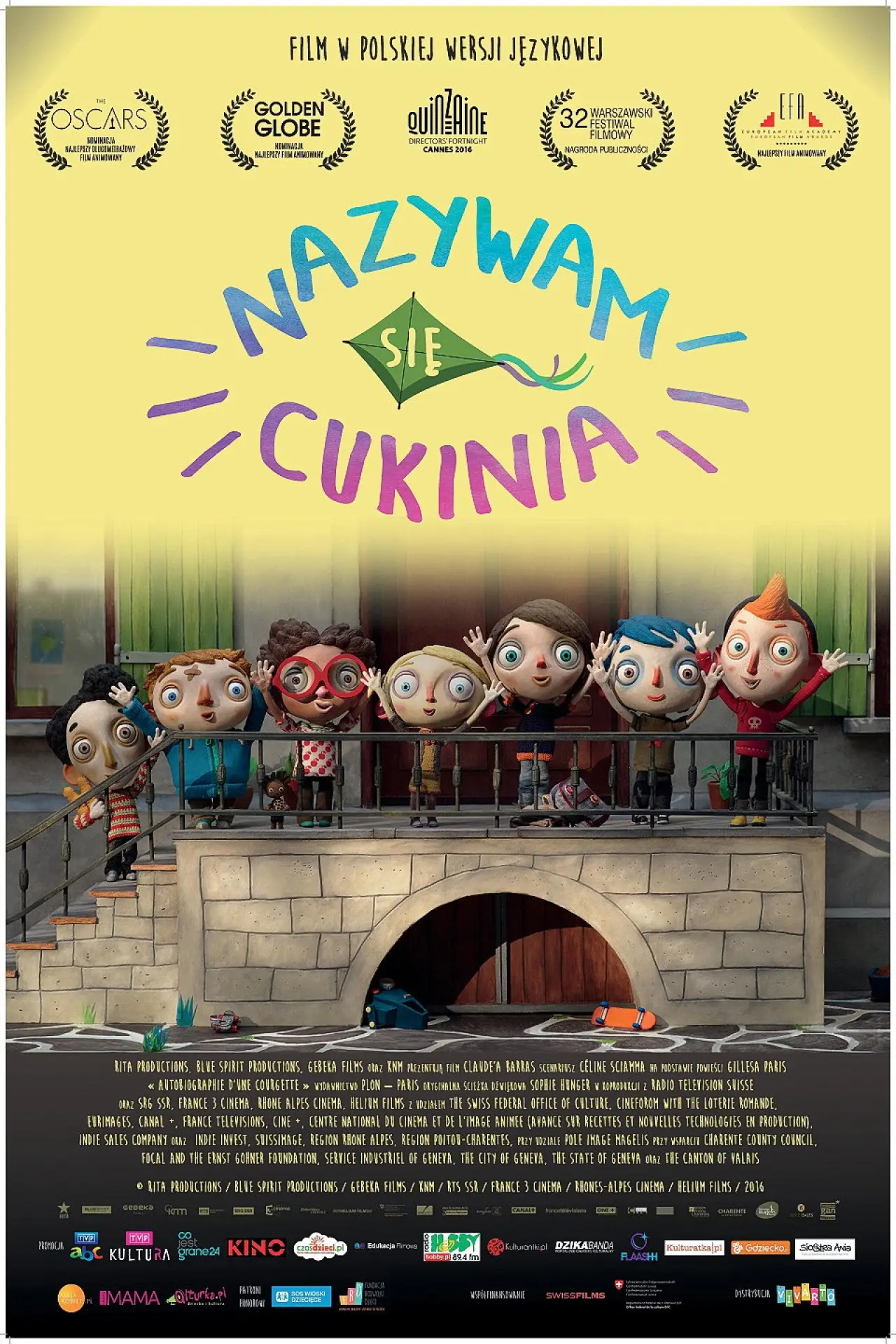 Plakat filmowy "Nazywam się Cukinia"