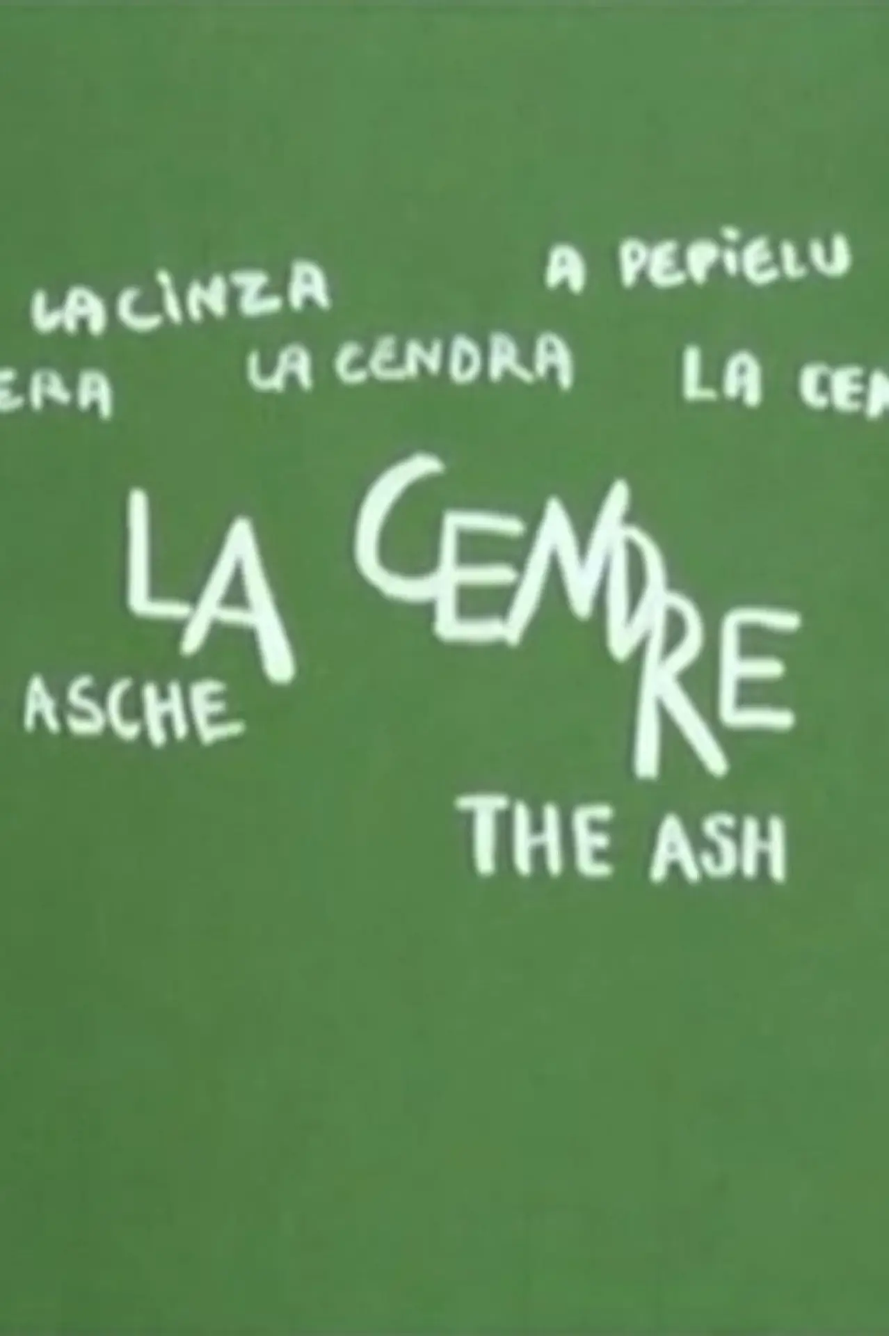 Plakat filmowy "La Cendre"