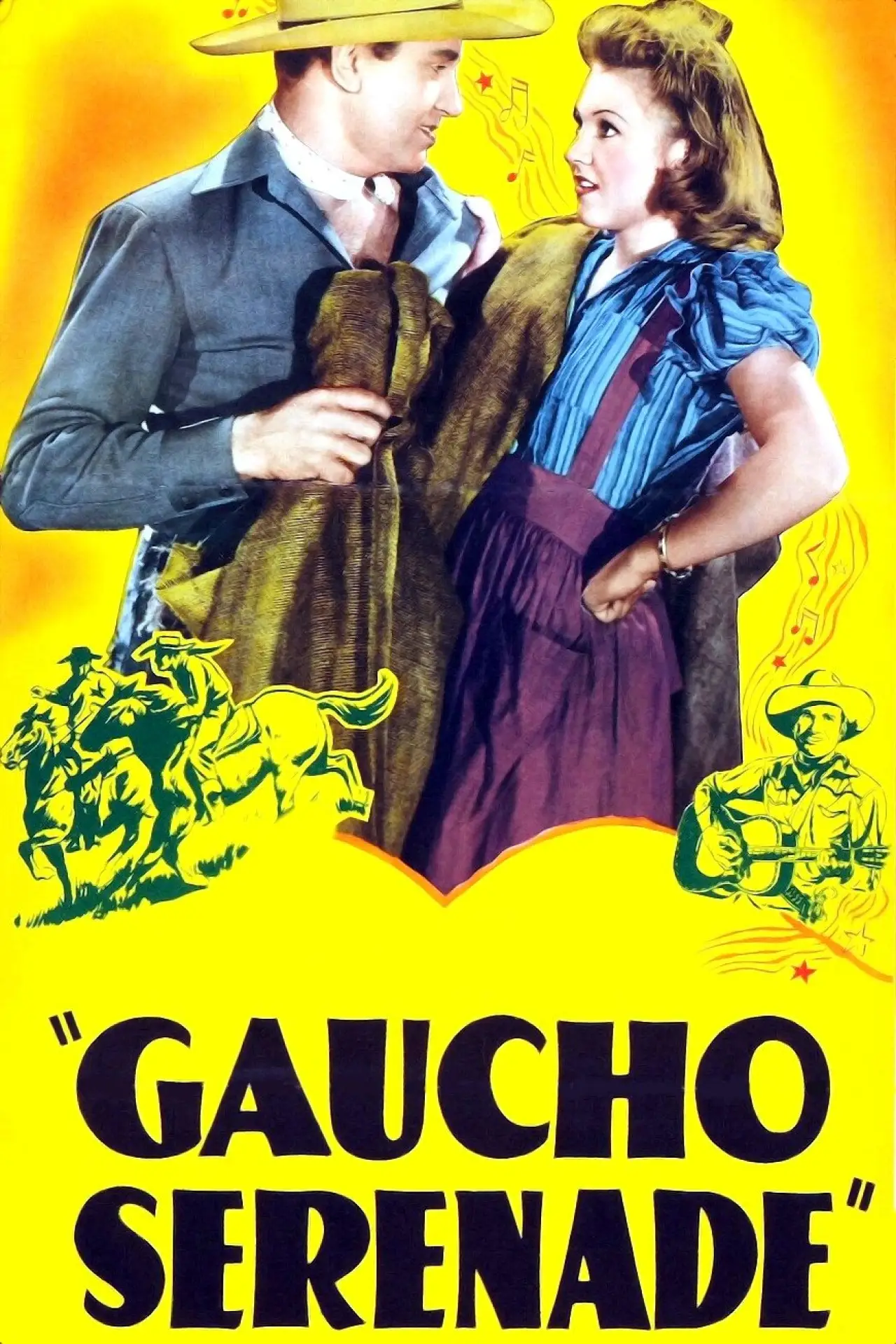 Plakat filmowy "Gaucho Serenade"