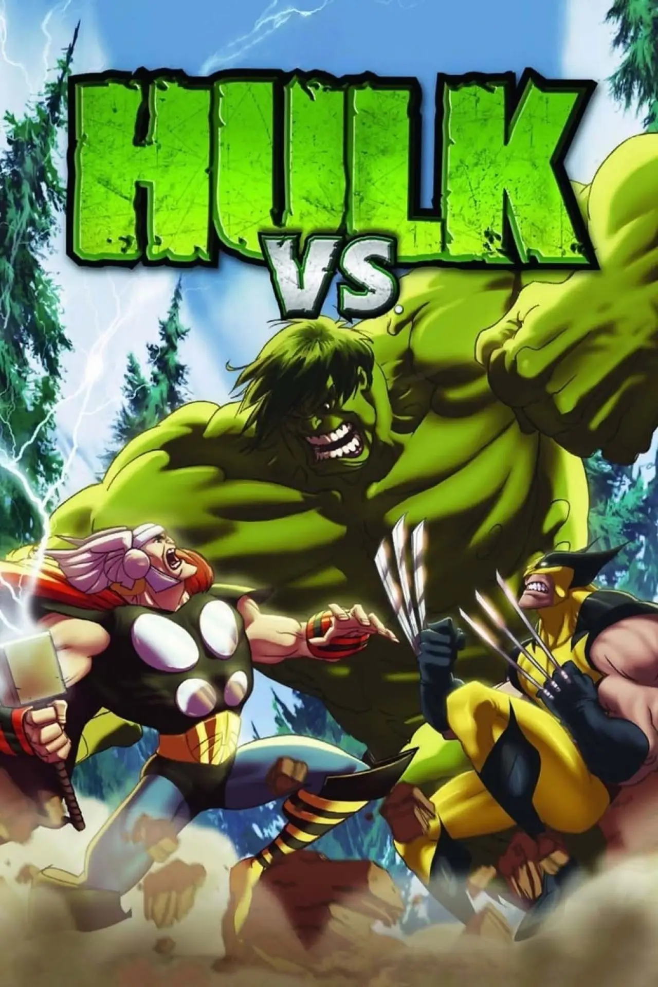 Plakat filmowy "Hulk Vs."