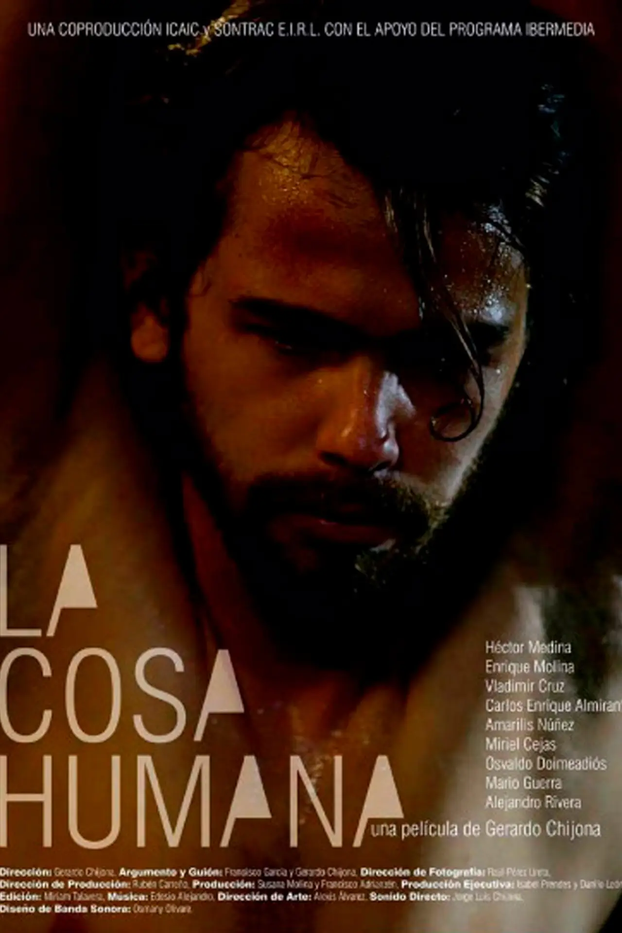 Plakat filmowy "La cosa humana"