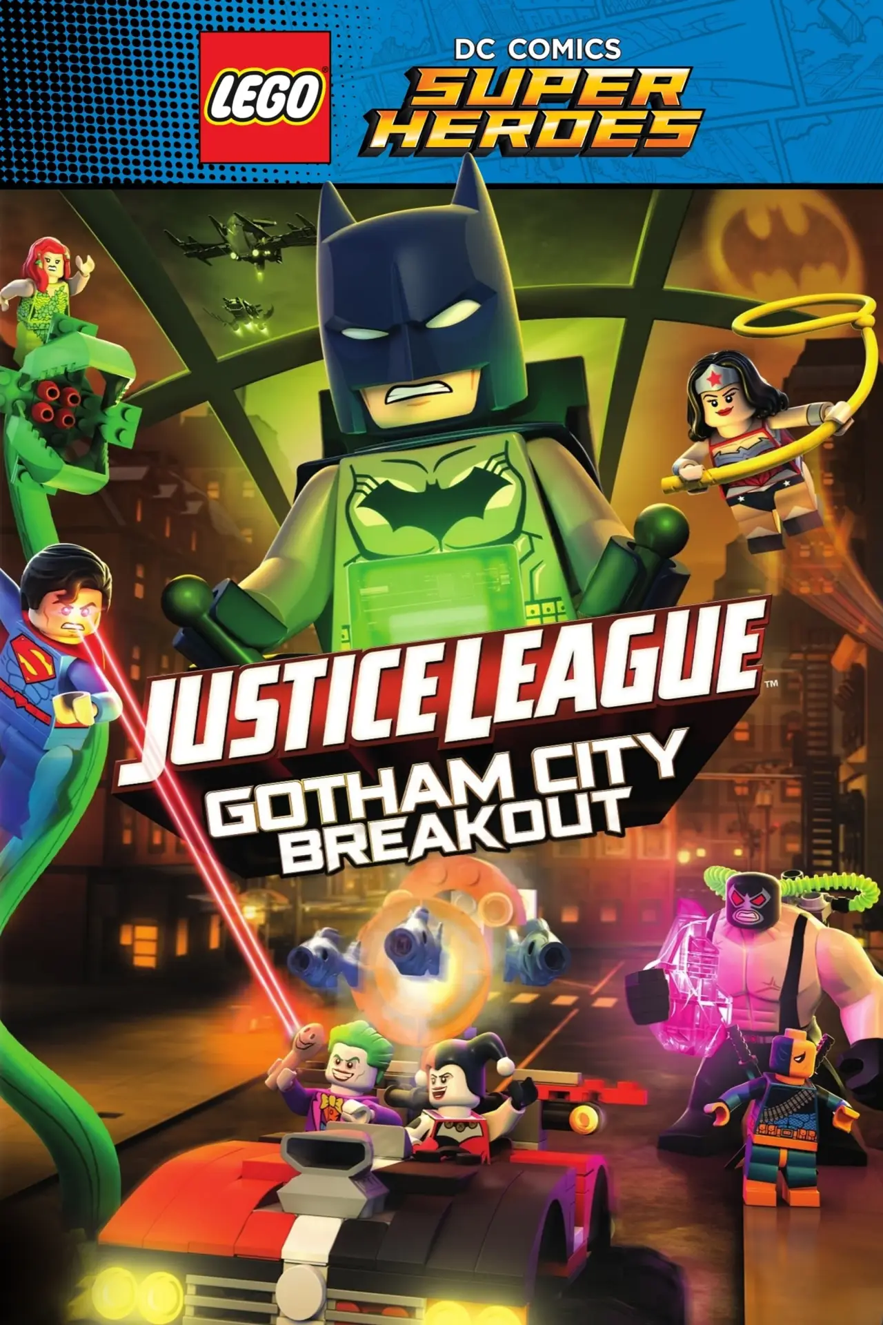 Plakat filmowy "LEGO® Liga Sprawiedliwości: Na ratunek Gotham"