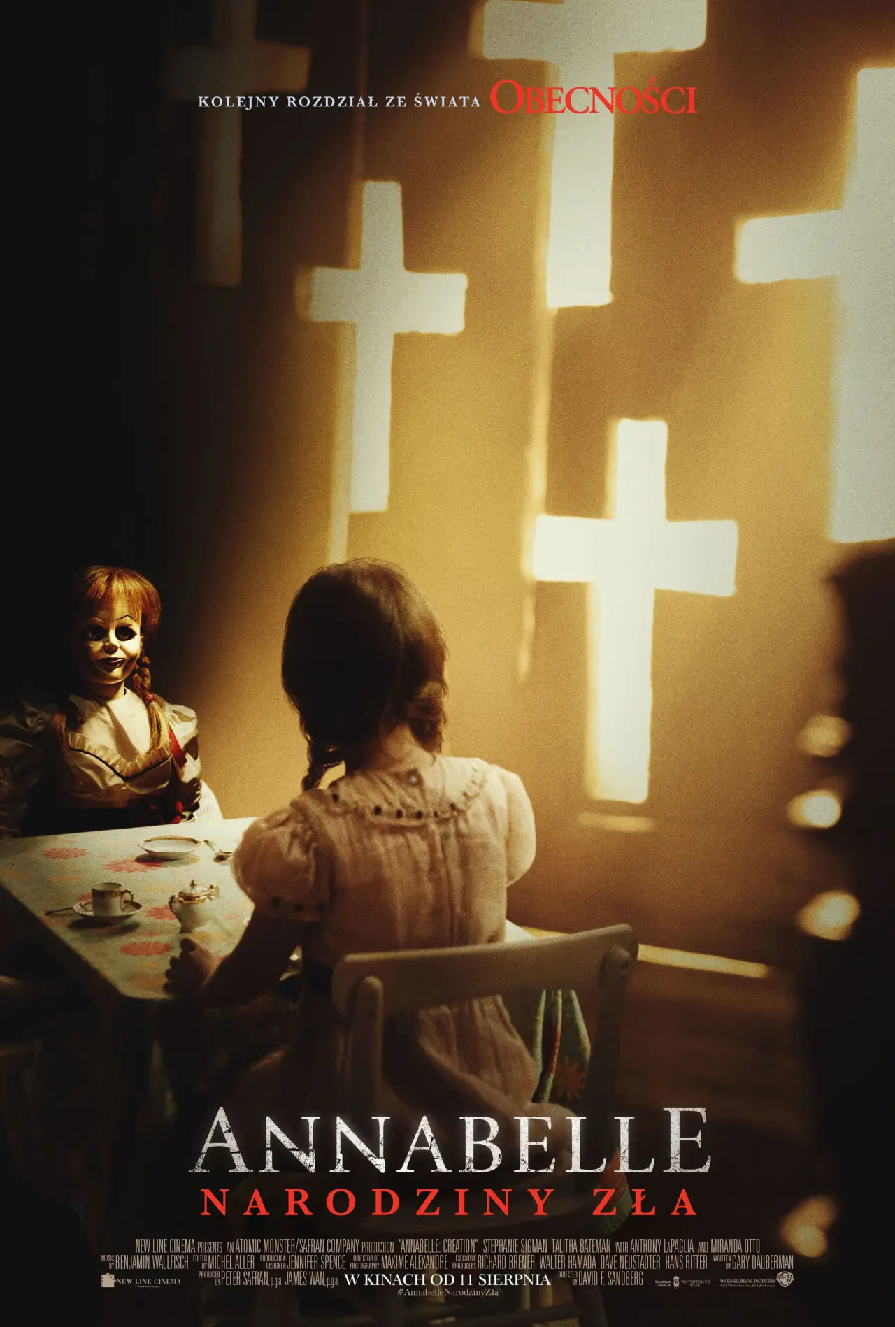 Plakat filmowy "Annabelle: Narodziny zła"