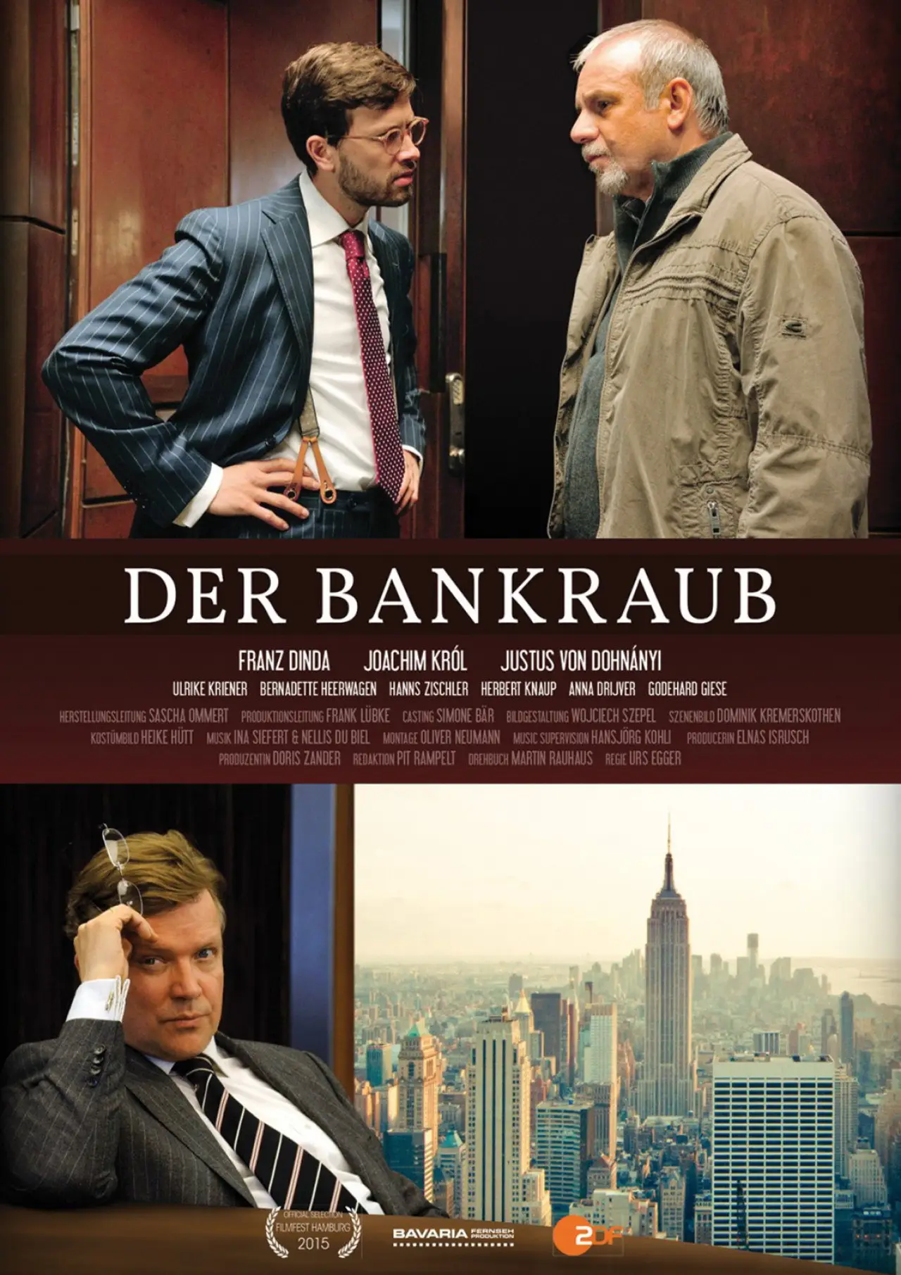 Plakat filmowy "Der Bankraub"