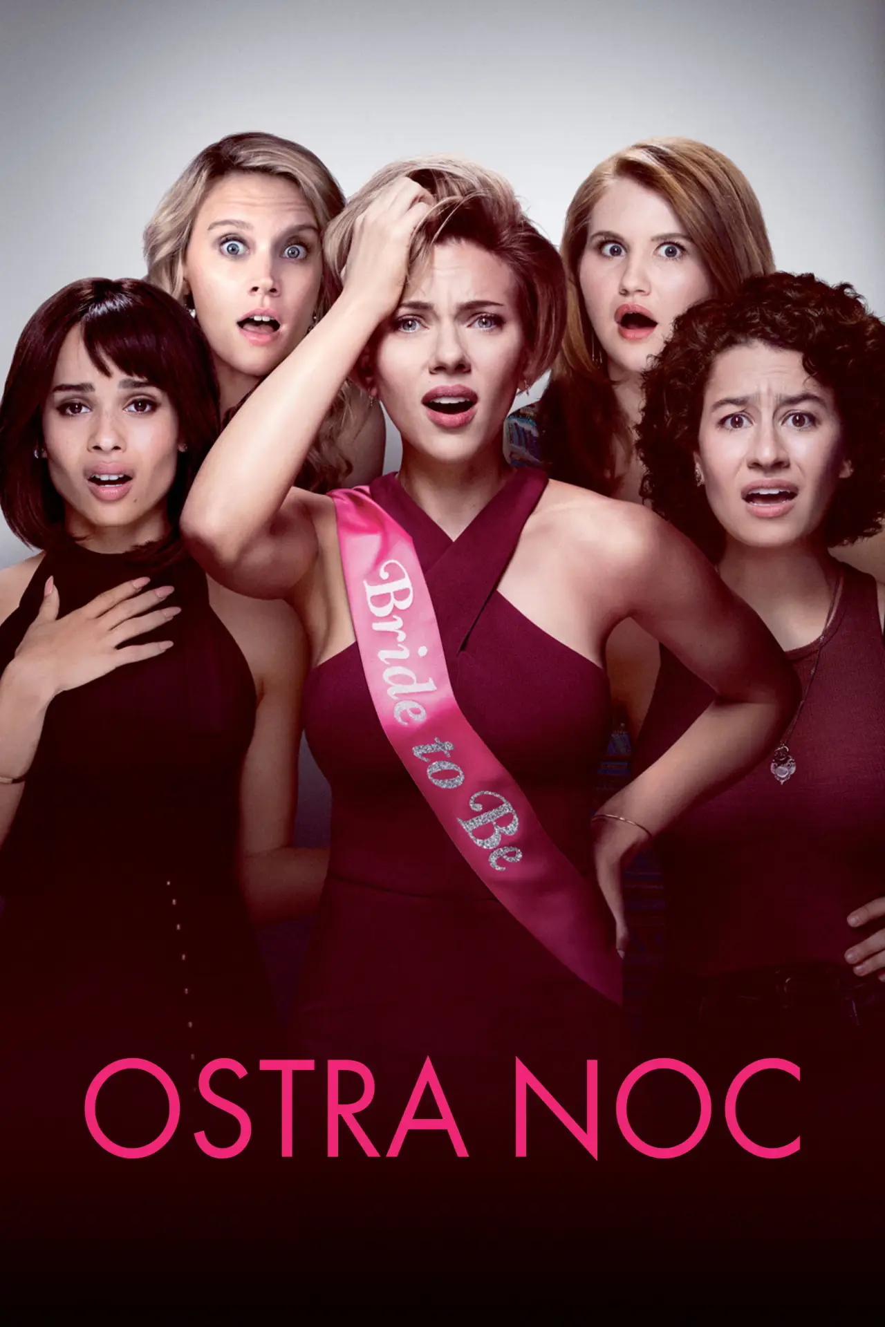 Plakat filmowy "Ostra noc"