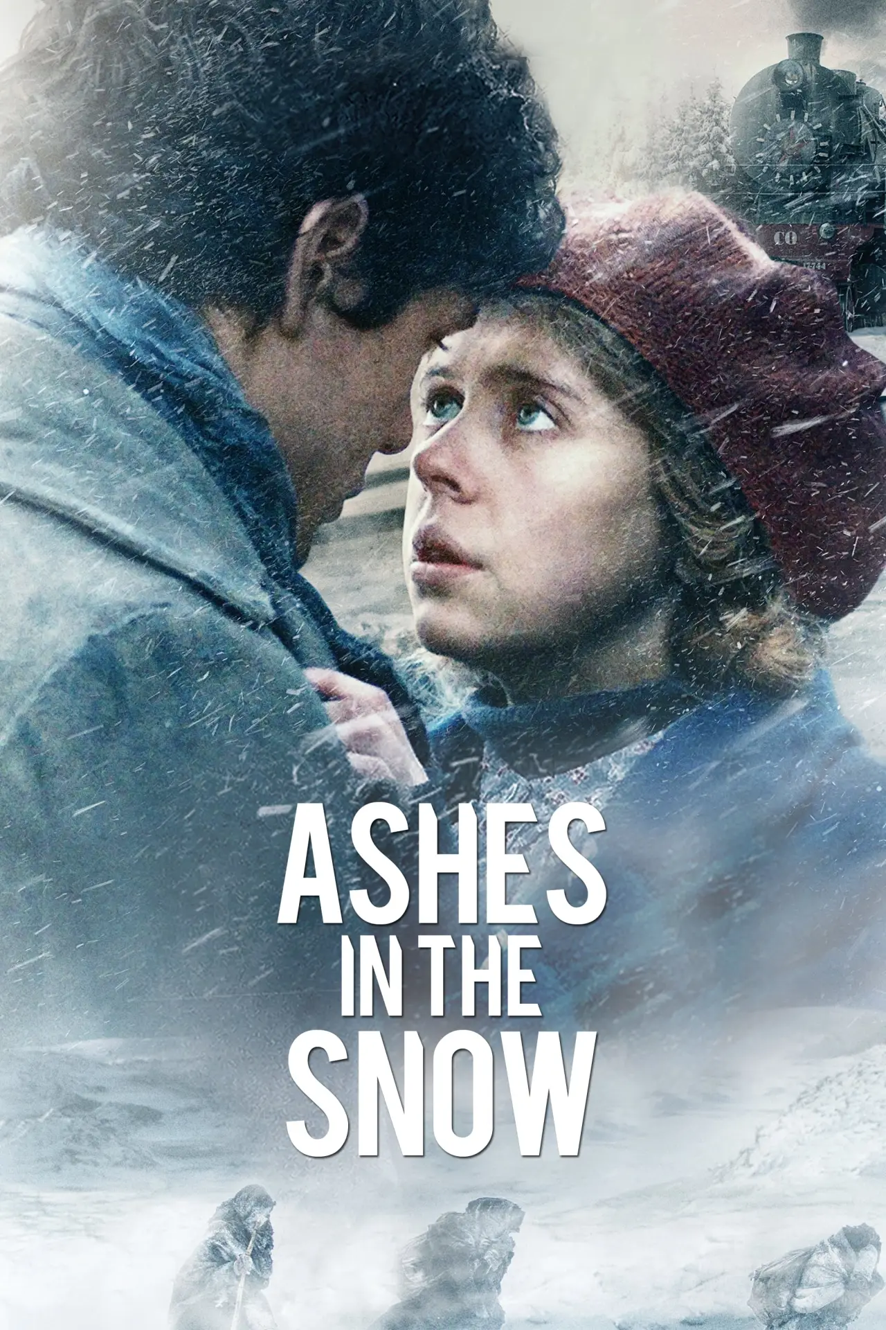 Plakat filmowy "Szare śniegi Syberii"