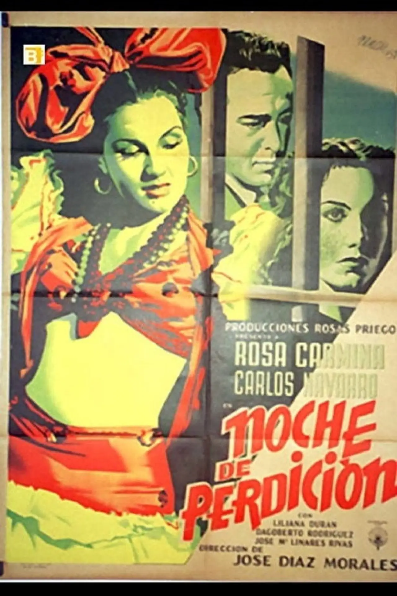 Plakat filmowy "Noche de perdición"