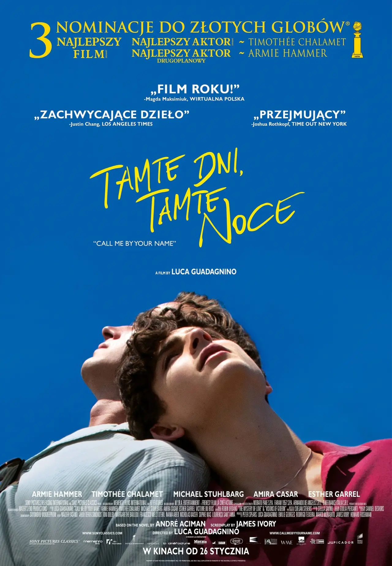 Plakat filmowy "Tamte dni, tamte noce"