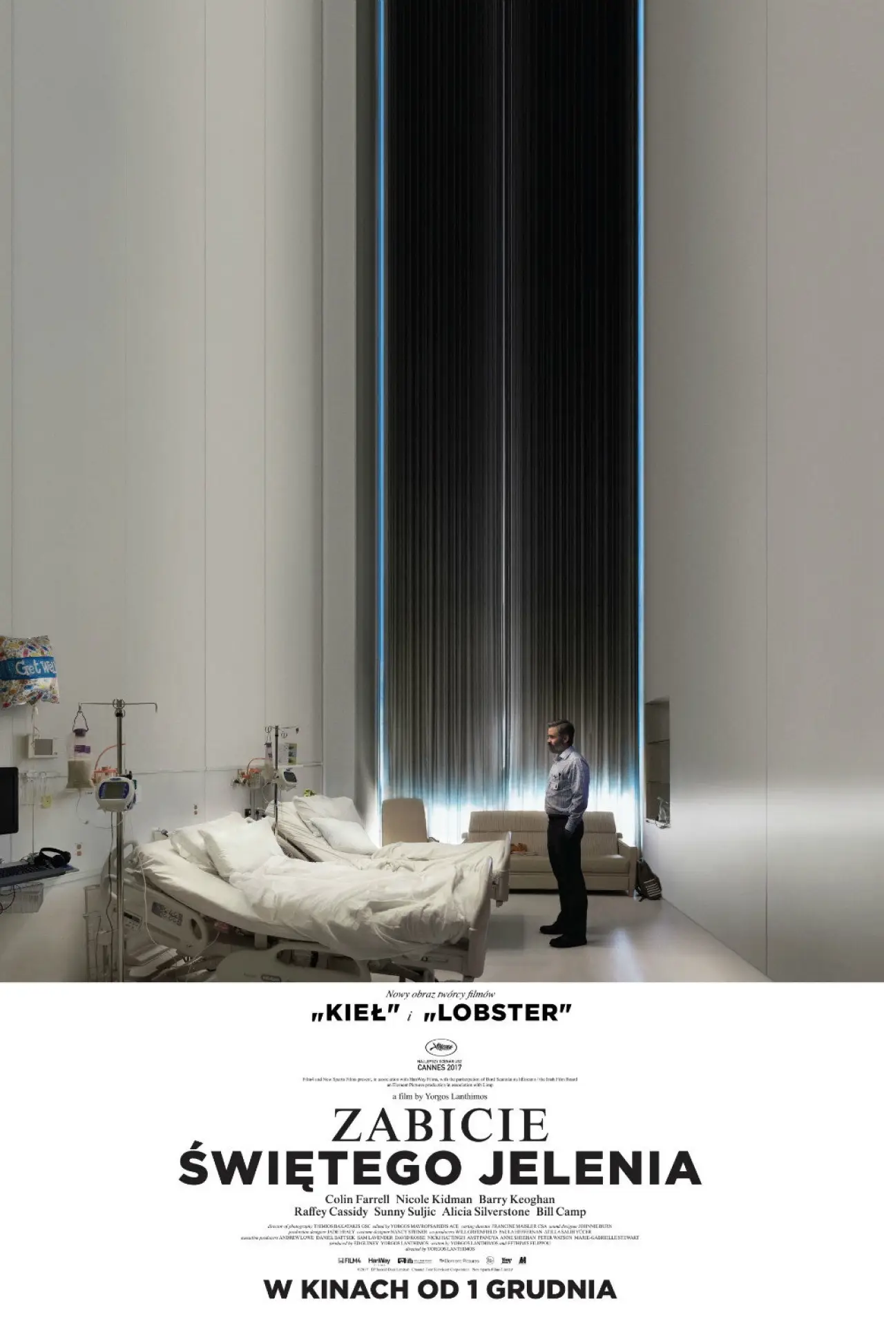 Plakat filmowy "Zabicie Świętego Jelenia"