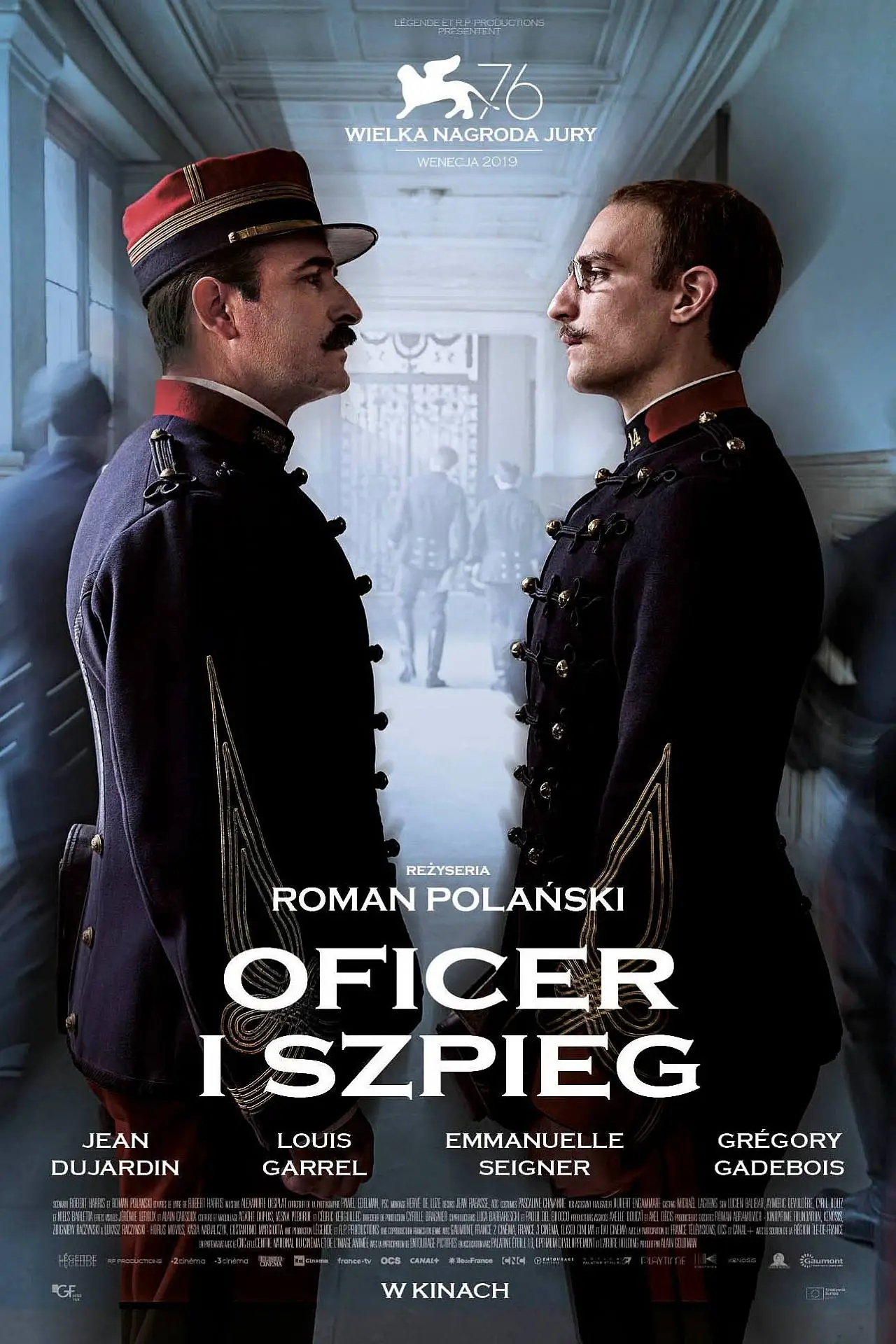 Plakat filmowy "Oficer i szpieg"