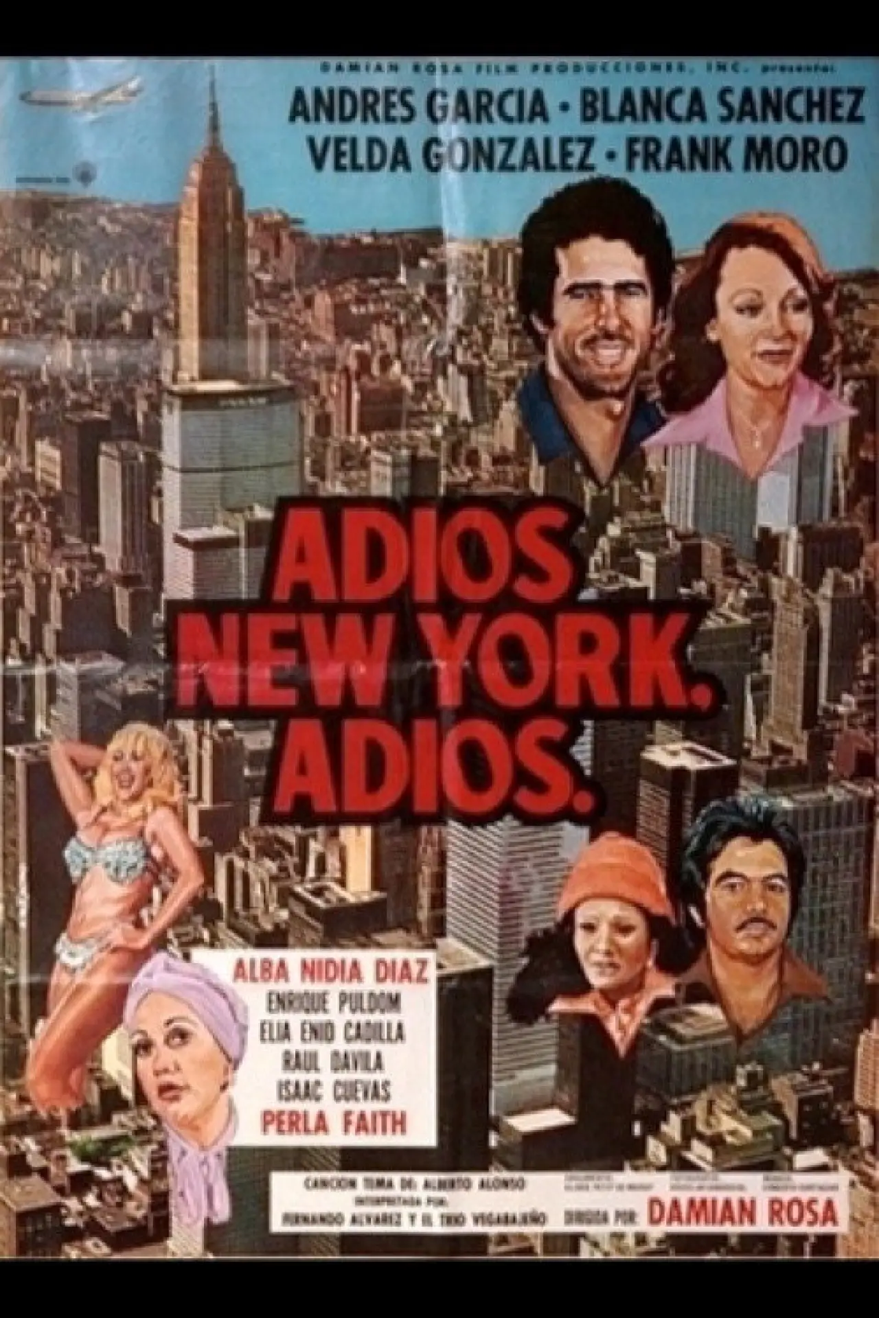 Plakat filmowy "Adiós New York, adiós"