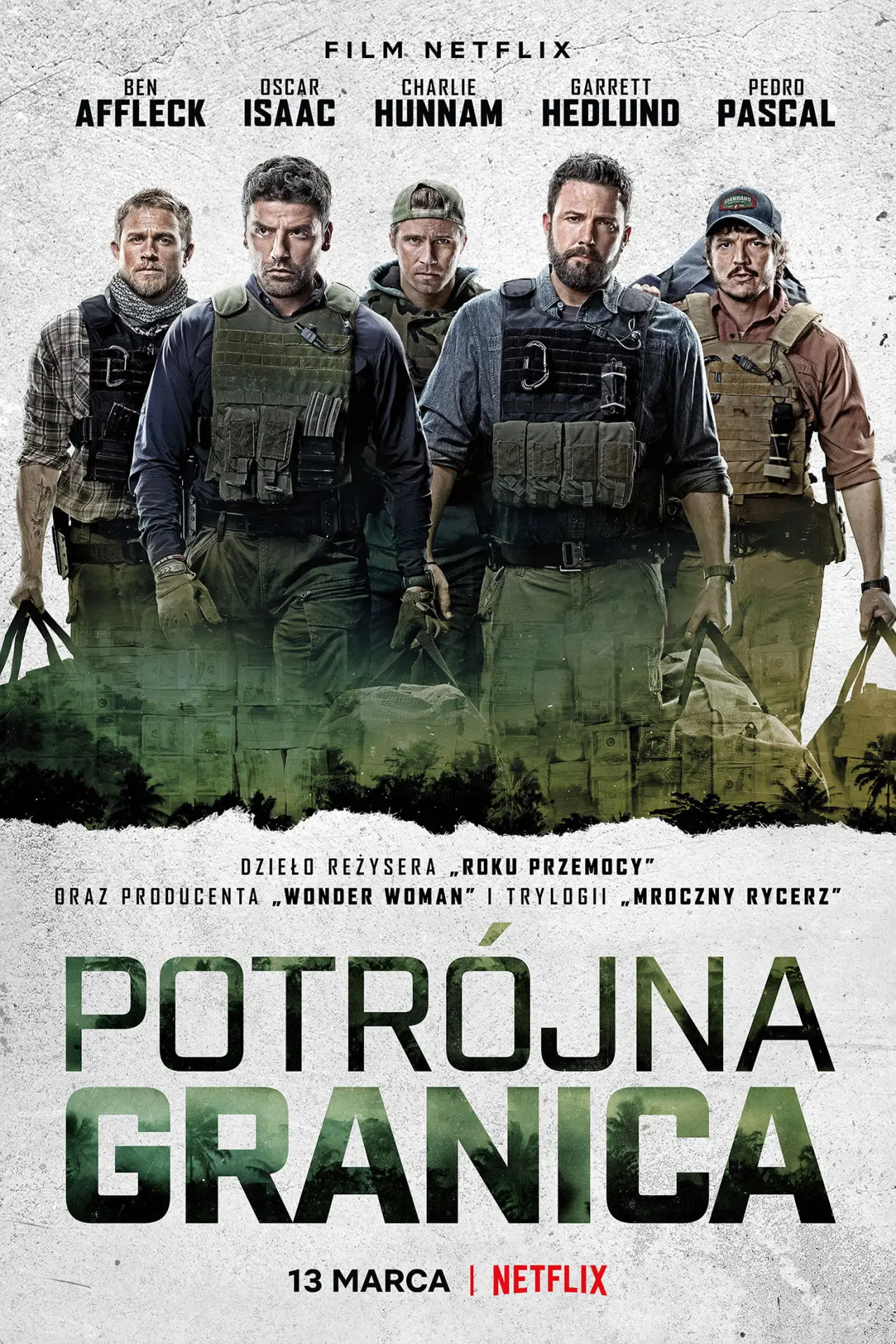 Plakat filmowy "Potrójna Granica"