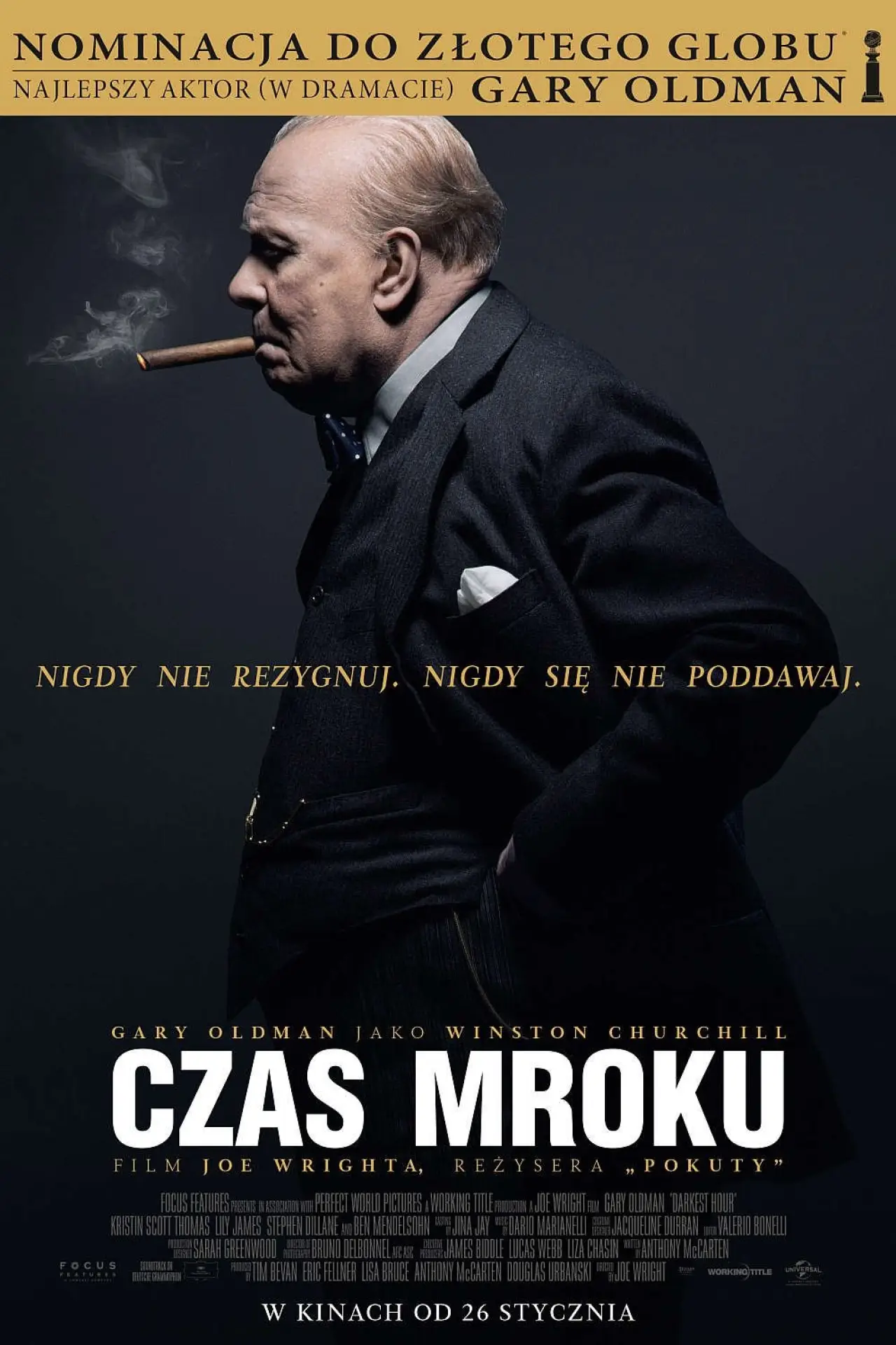 Plakat filmowy "Czas mroku"