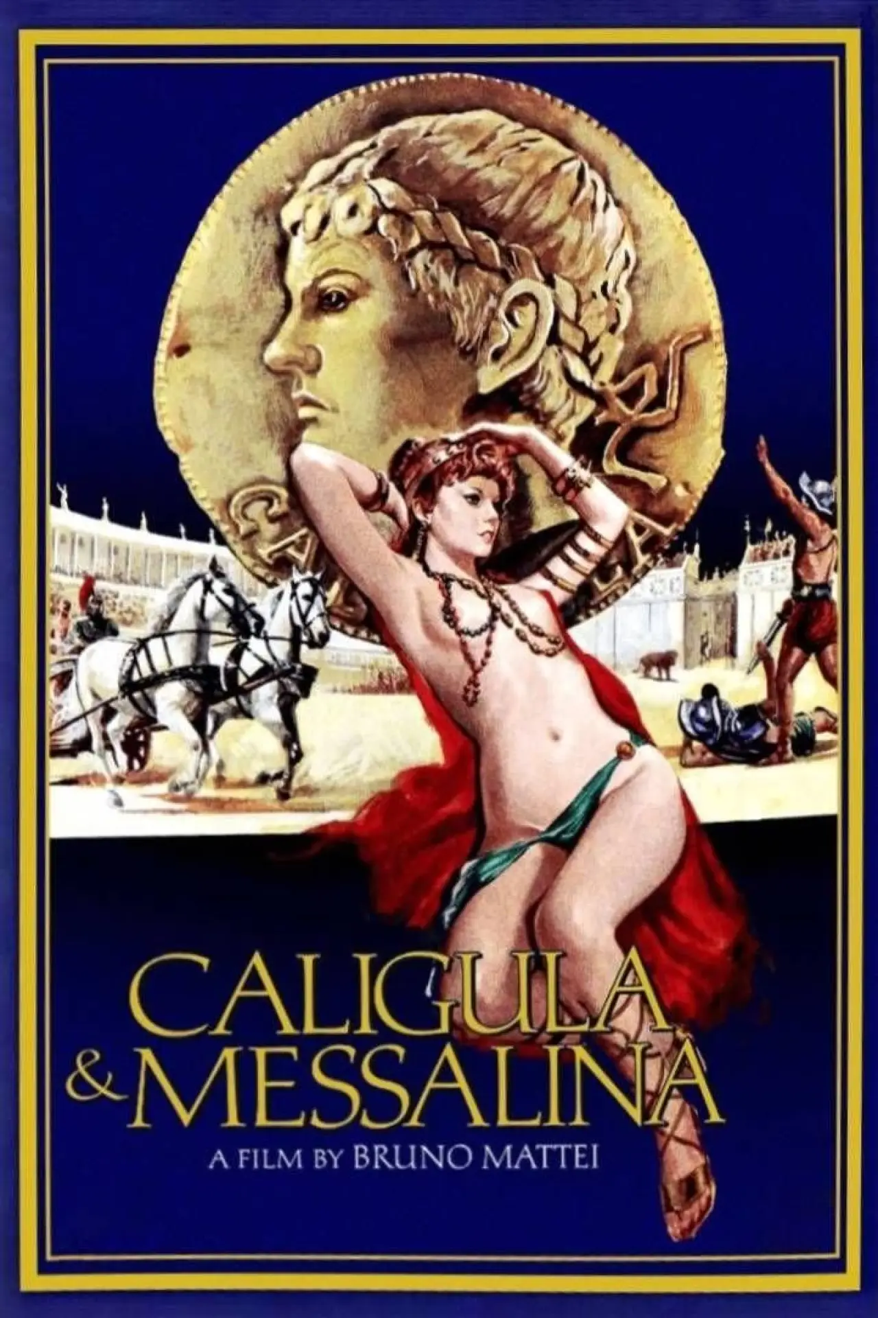 Plakat filmowy "Kaligula i Mesalina"