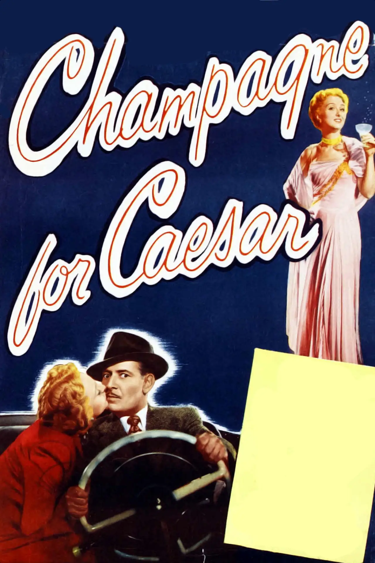 Plakat filmowy "Champagne for Caesar"