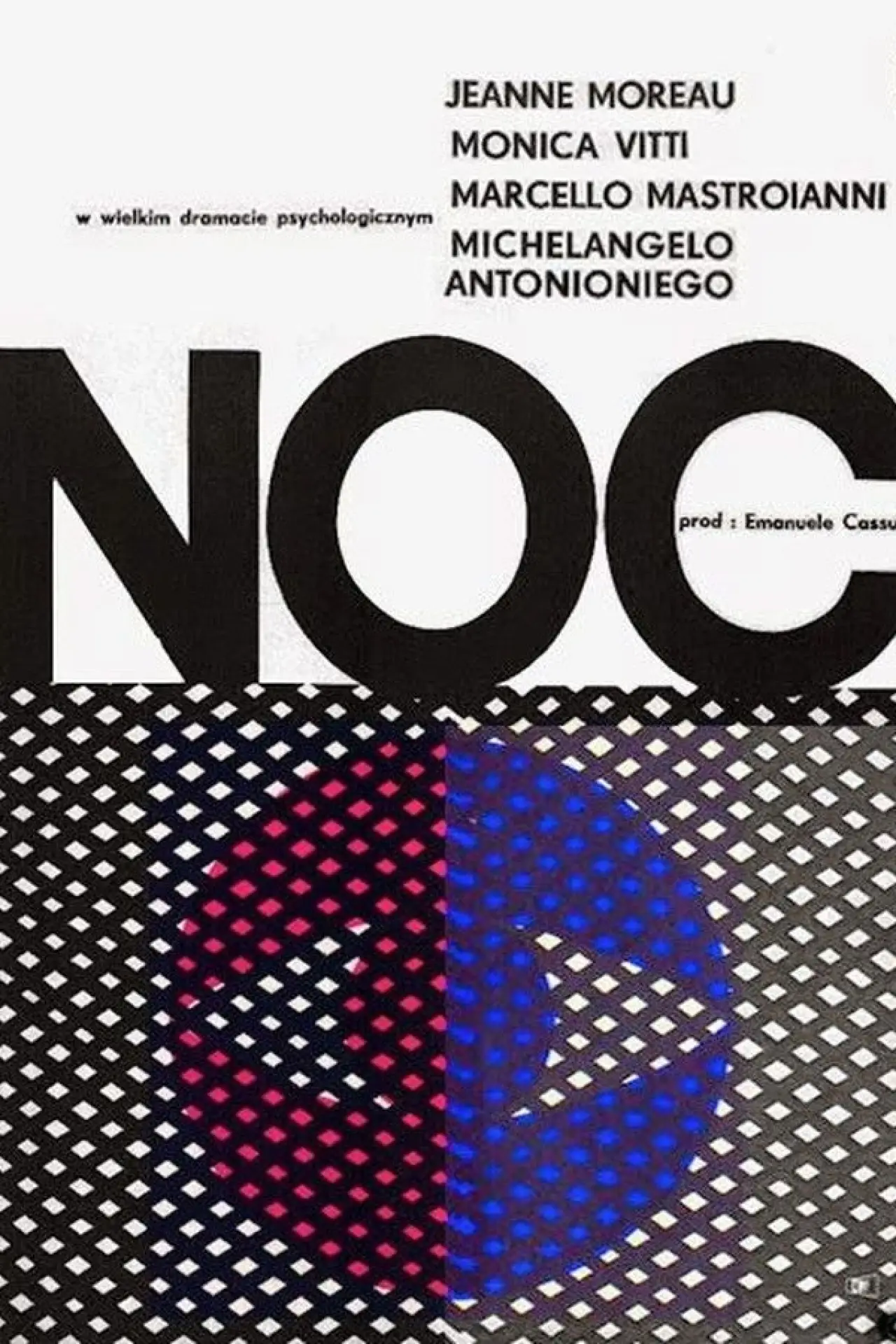 Plakat filmowy "Noc"