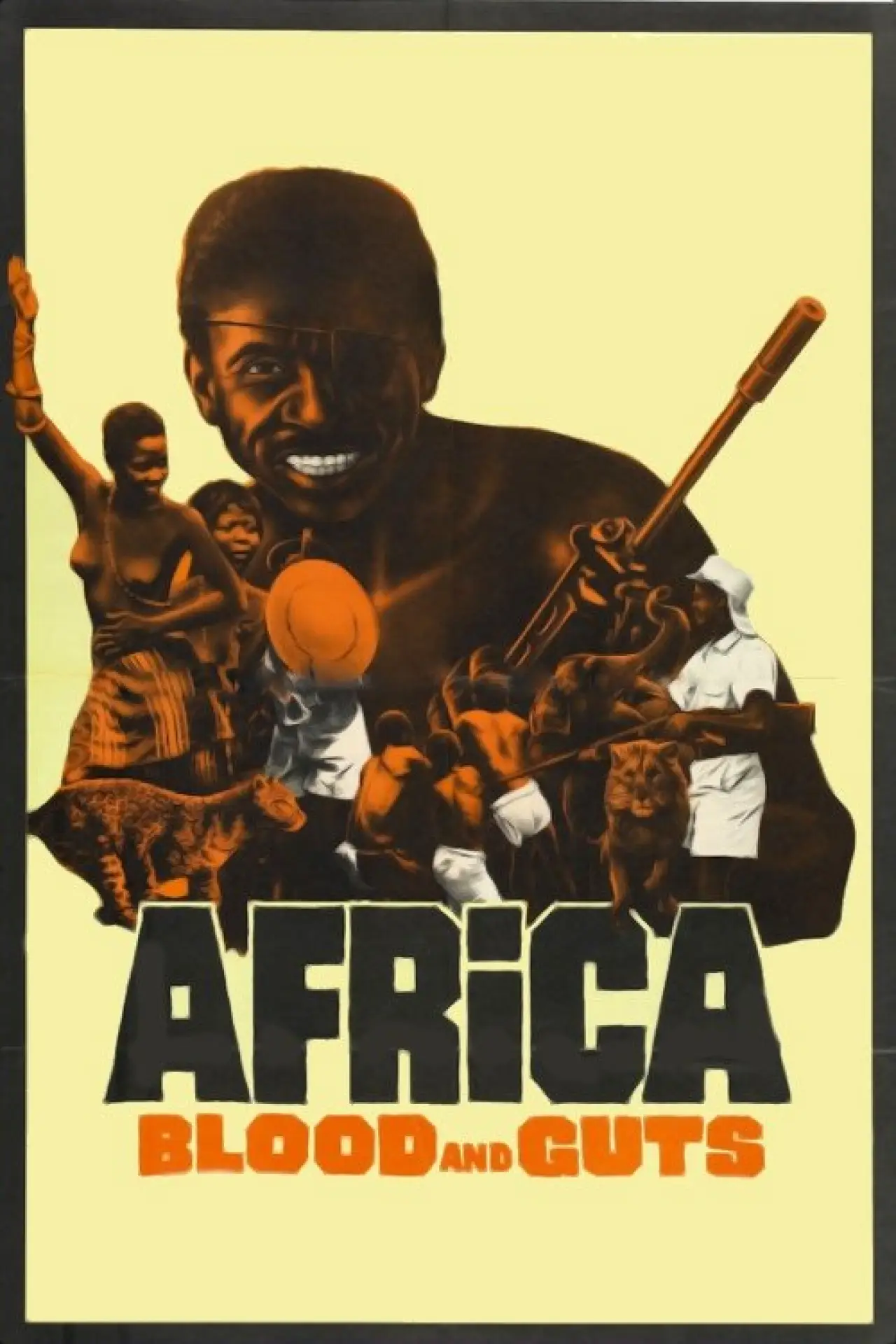 Plakat filmowy "Africa Addio"