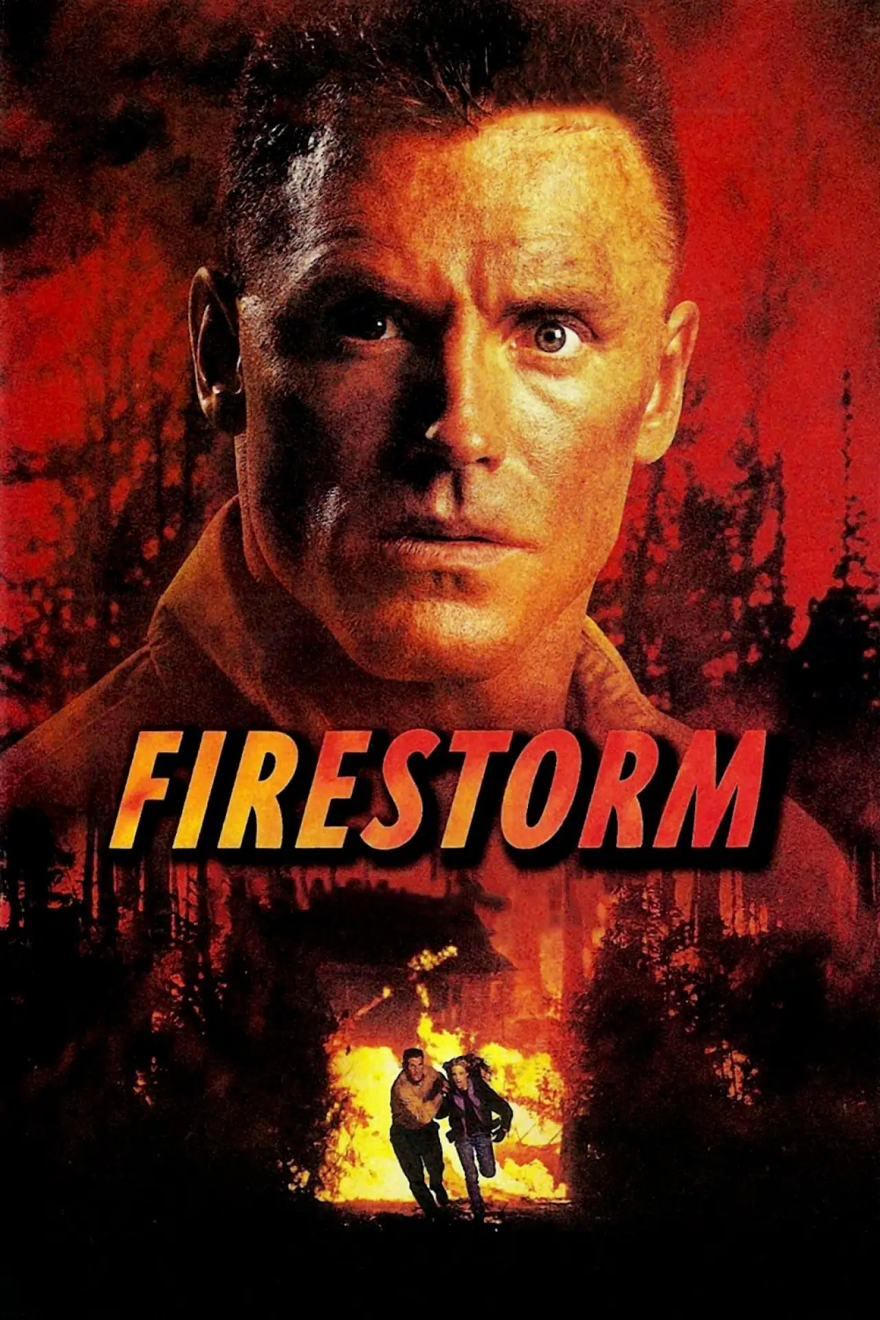 Plakat filmowy "Ognista burza"
