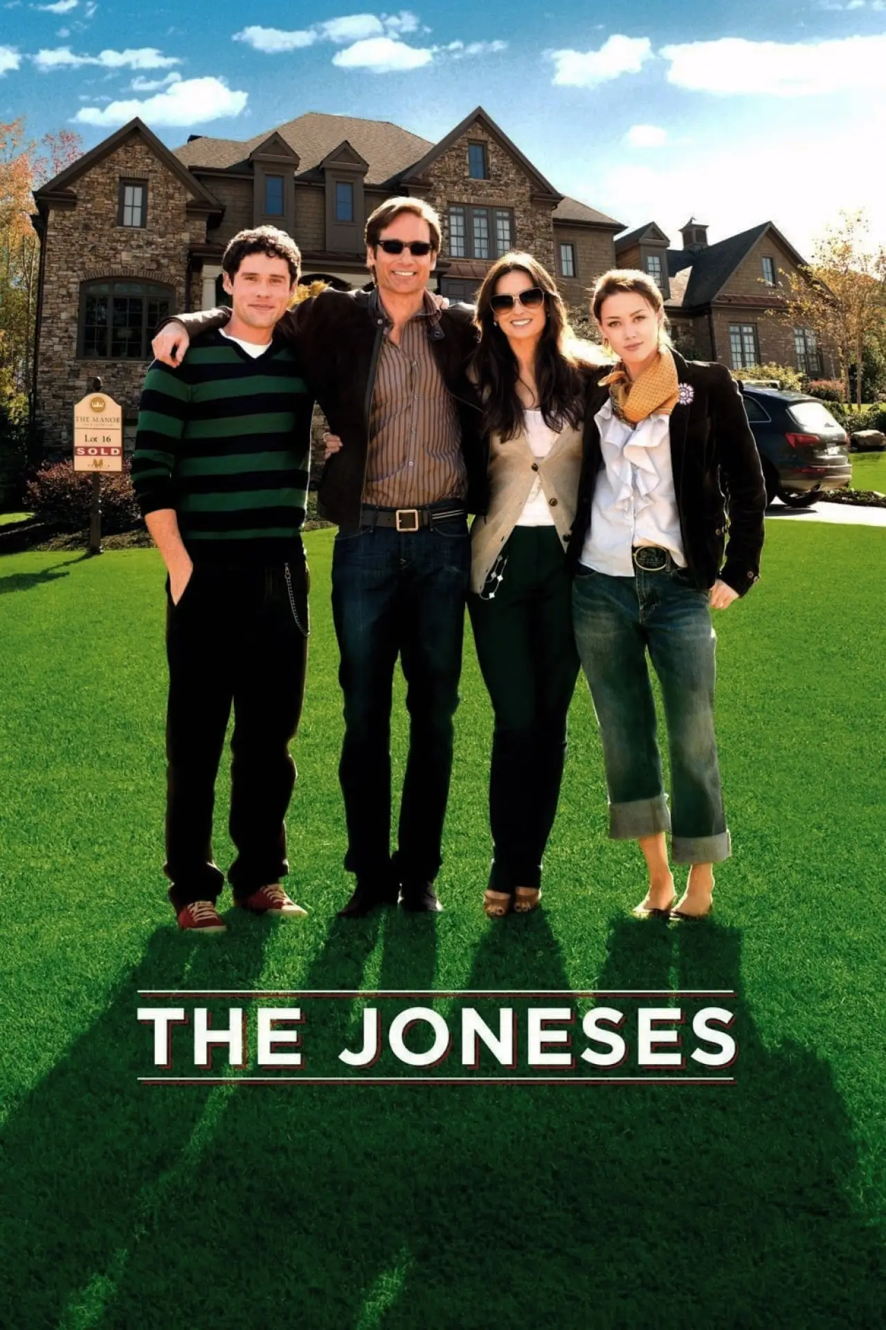 Plakat filmowy "Niedościgli Jonesowie"
