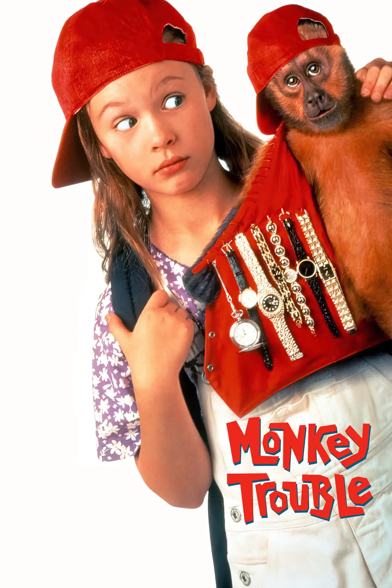 Plakat filmowy "Małpi kłopot"
