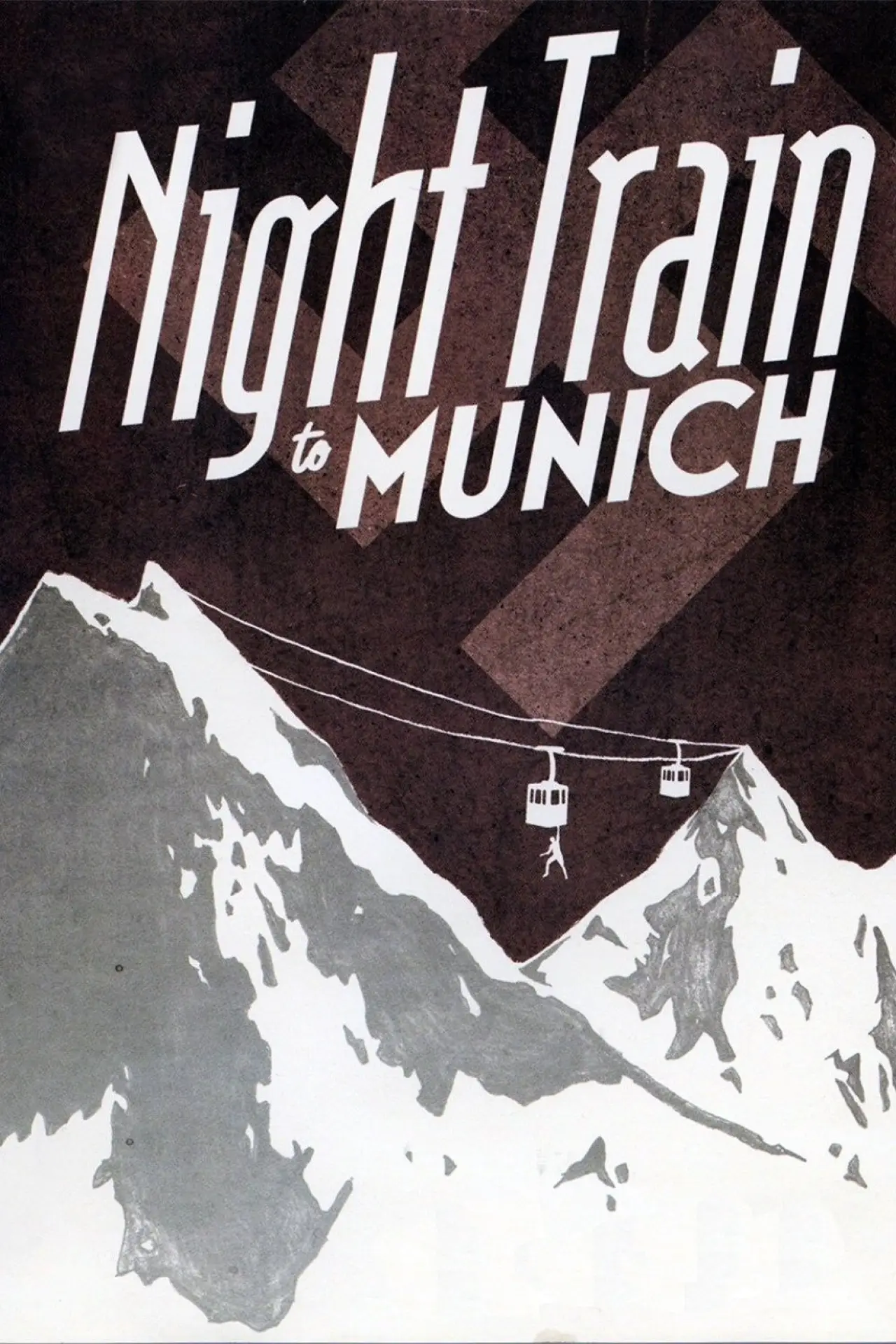 Plakat filmowy "Nocny Pociąg Do Monachium"