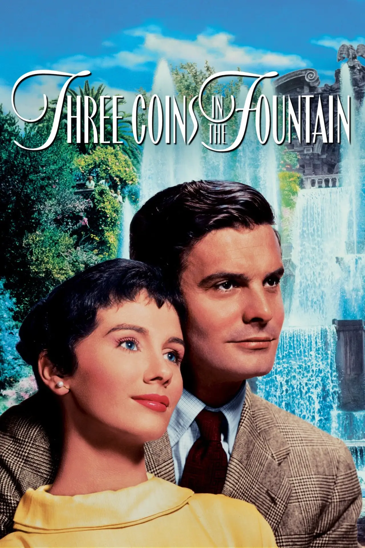 Plakat filmowy "Three Coins in the Fountain"