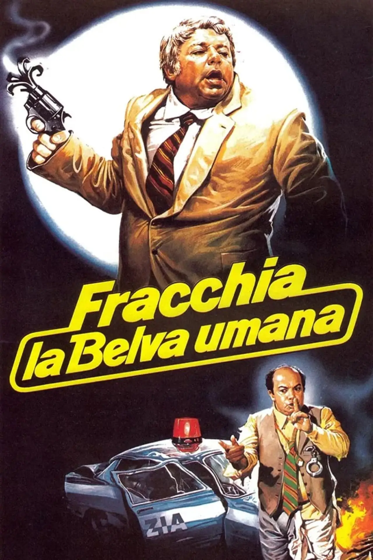 Plakat filmowy "Fracchia la belva umana"