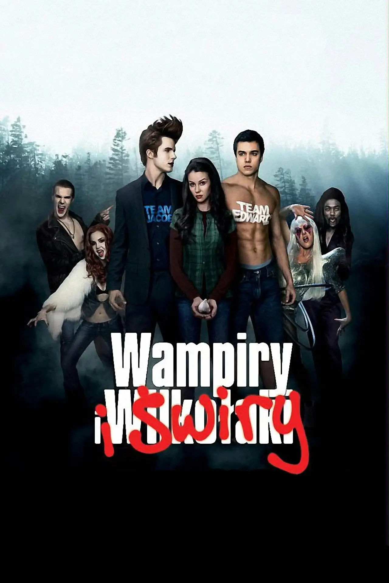 Plakat filmowy "Wampiry i Świry"