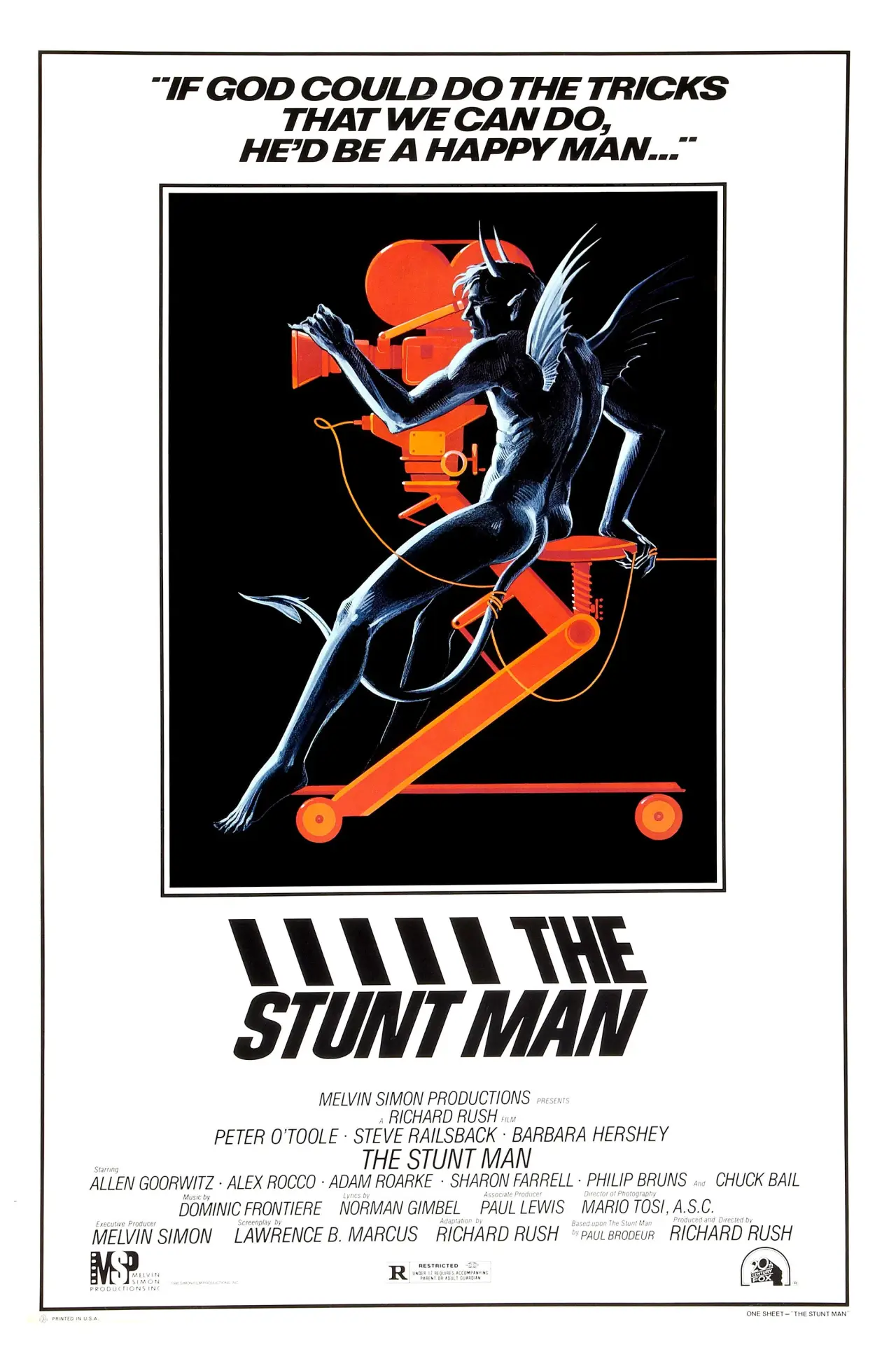 Plakat filmowy "The Stunt Man"