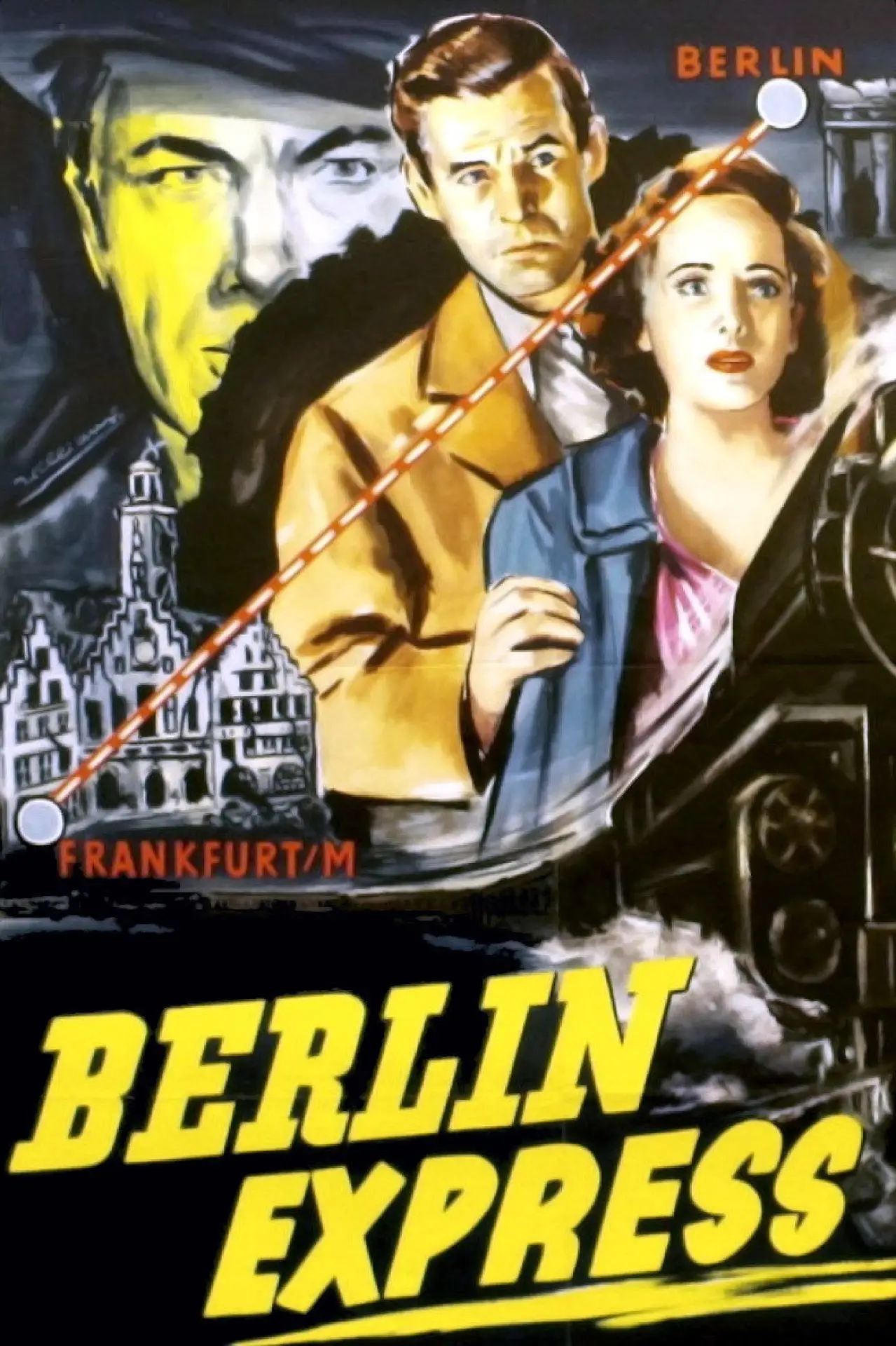 Plakat filmowy "Berlin Express"