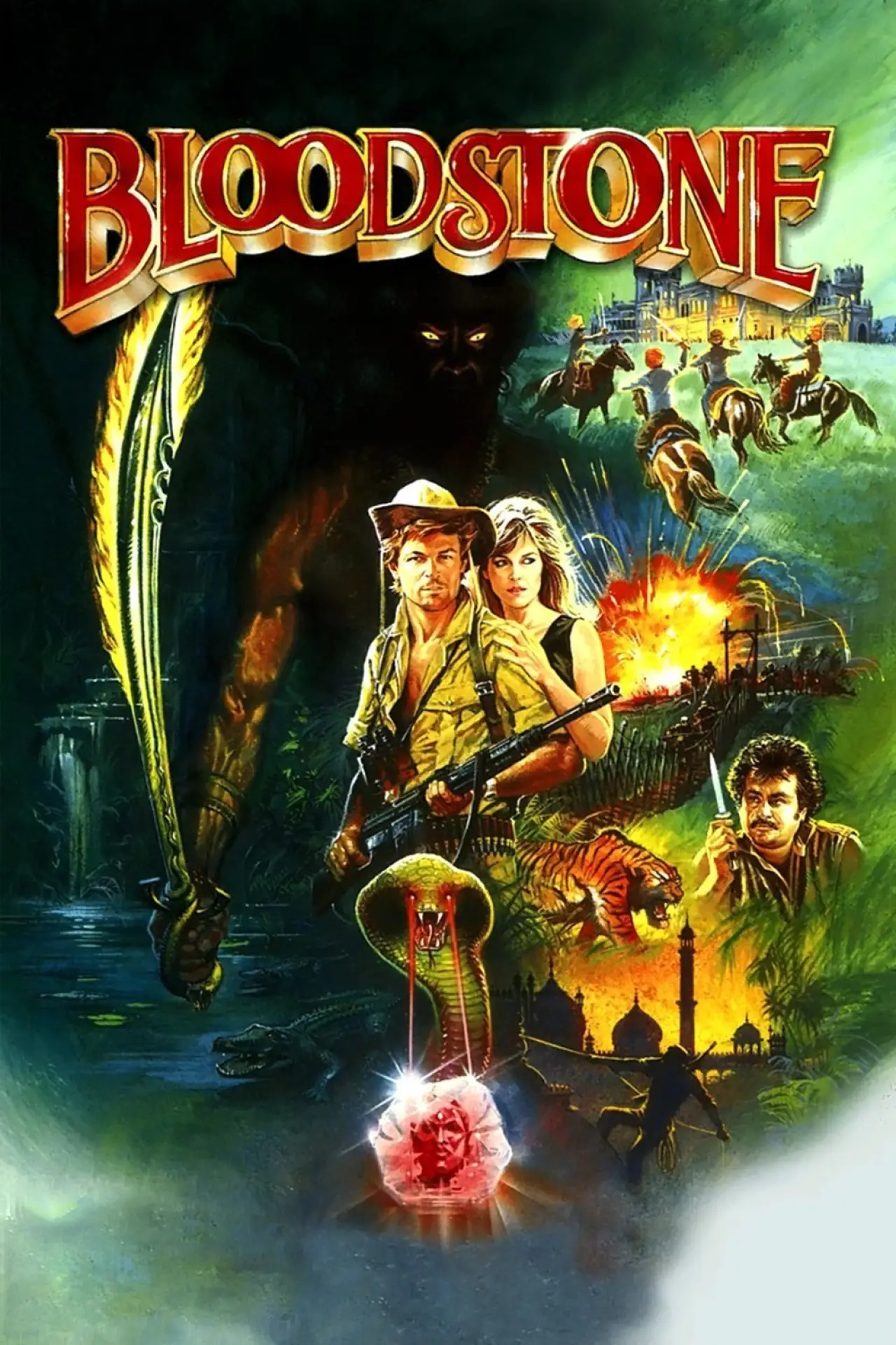 Plakat filmowy "Krwawy klejnot"