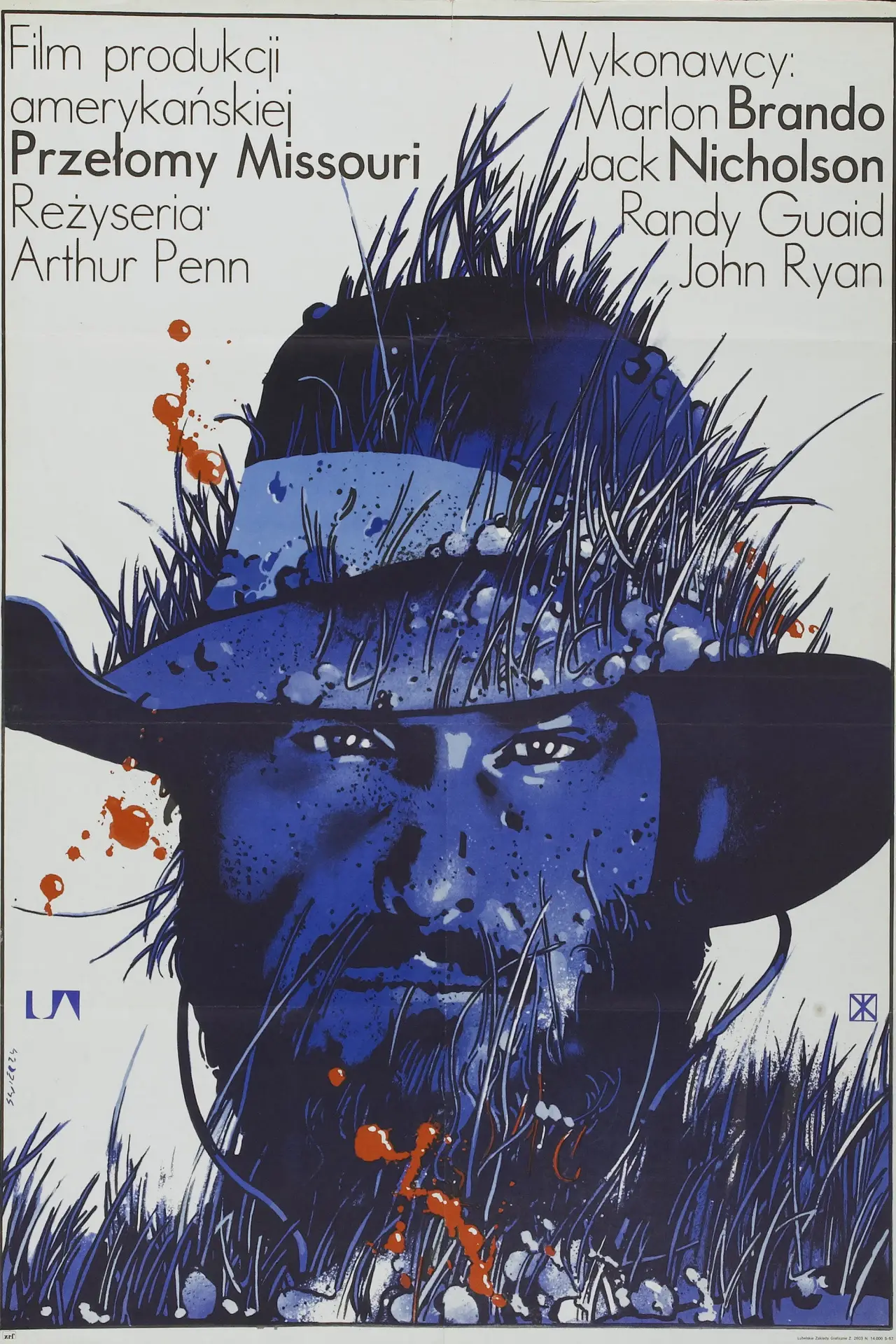 Plakat filmowy "Przełomy Missouri"