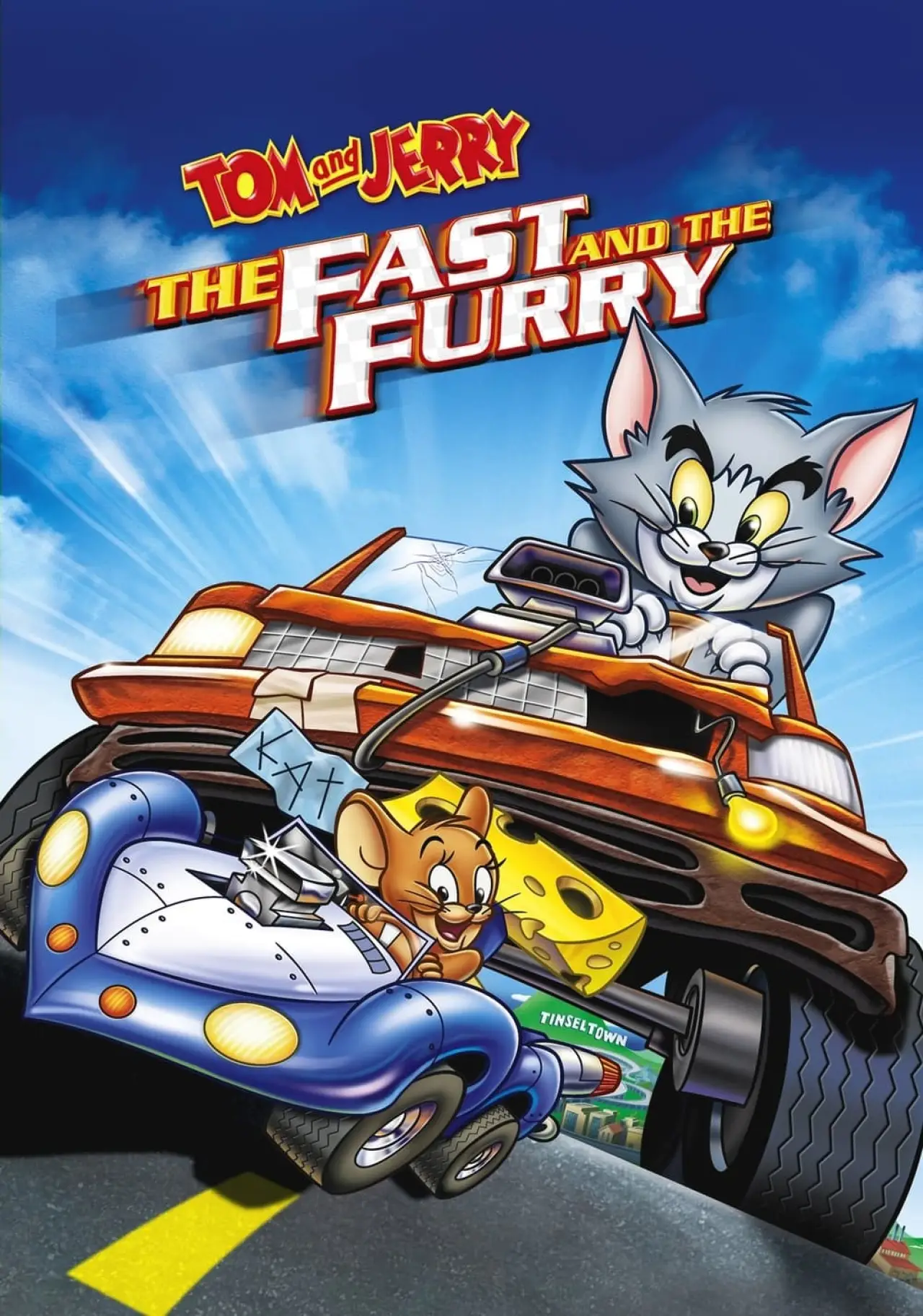 Plakat filmowy "Tom i Jerry: Szybcy i kudłaci"
