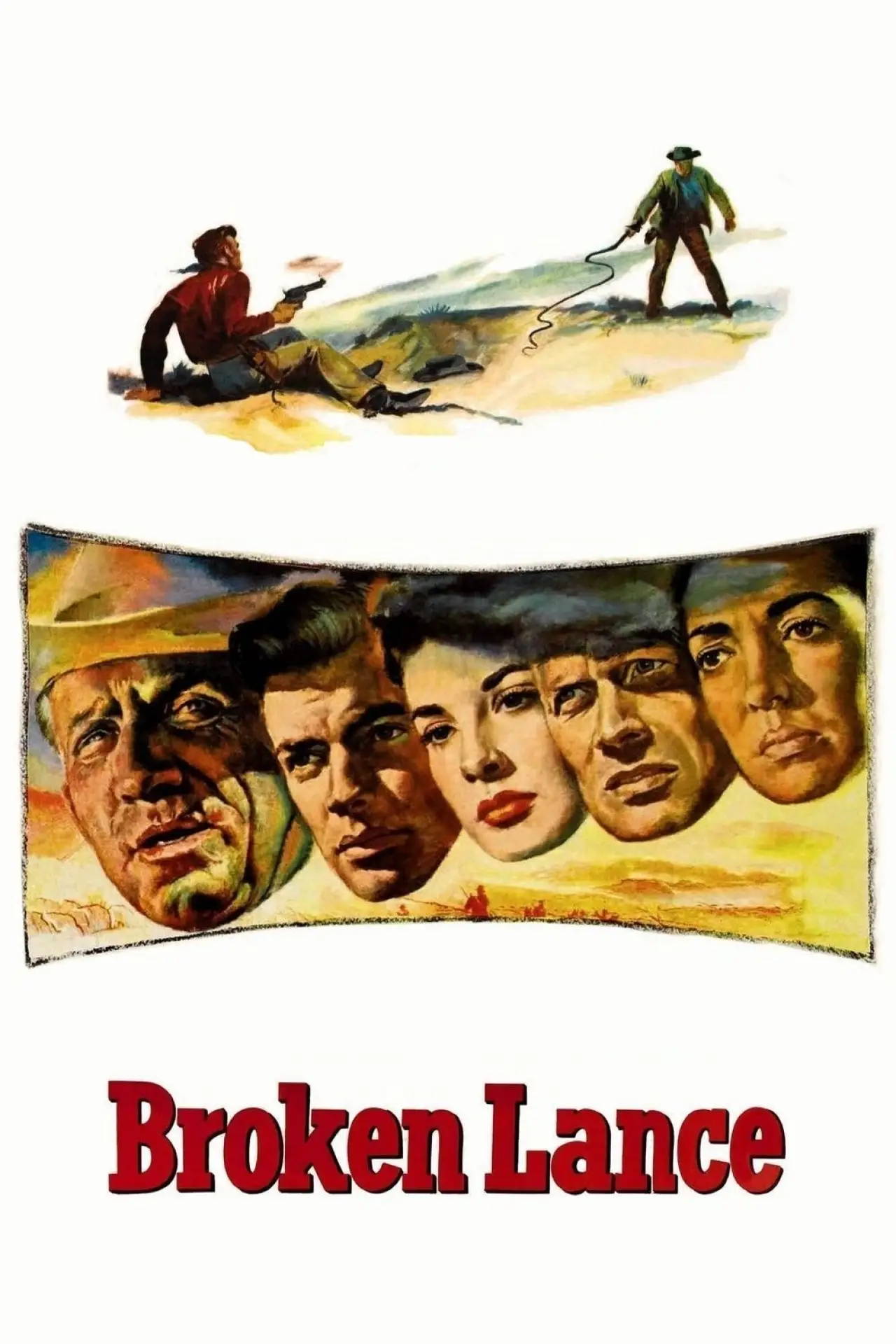 Plakat filmowy "Złamana lanca"