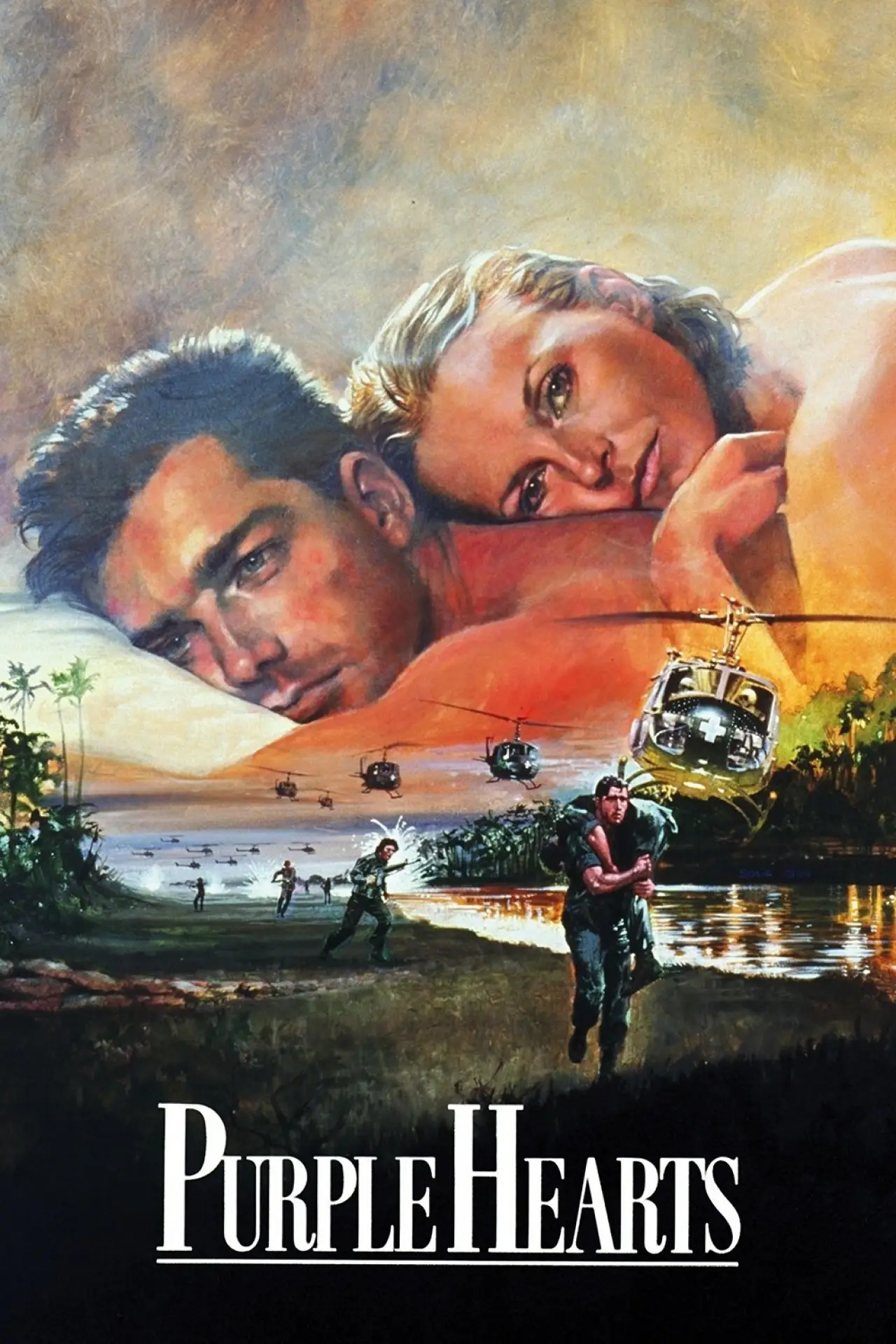 Plakat filmowy "Purple Hearts"